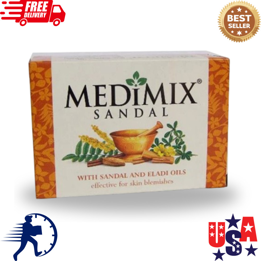 Medimix Ayurvedic Sandal Bathing Bar Soap -125Gram -Free Ship