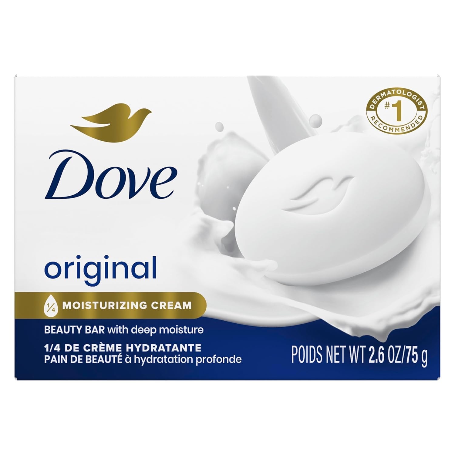 SET Of 2 Dove Bar Soap With Moisturizing Cream 2.6 oz