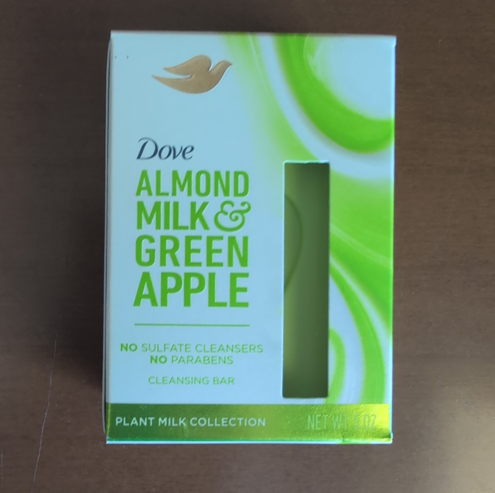 Dove Almond Milk & Green Apple Cleansing Bars Plant Milk Collection 4 Pack 5oz