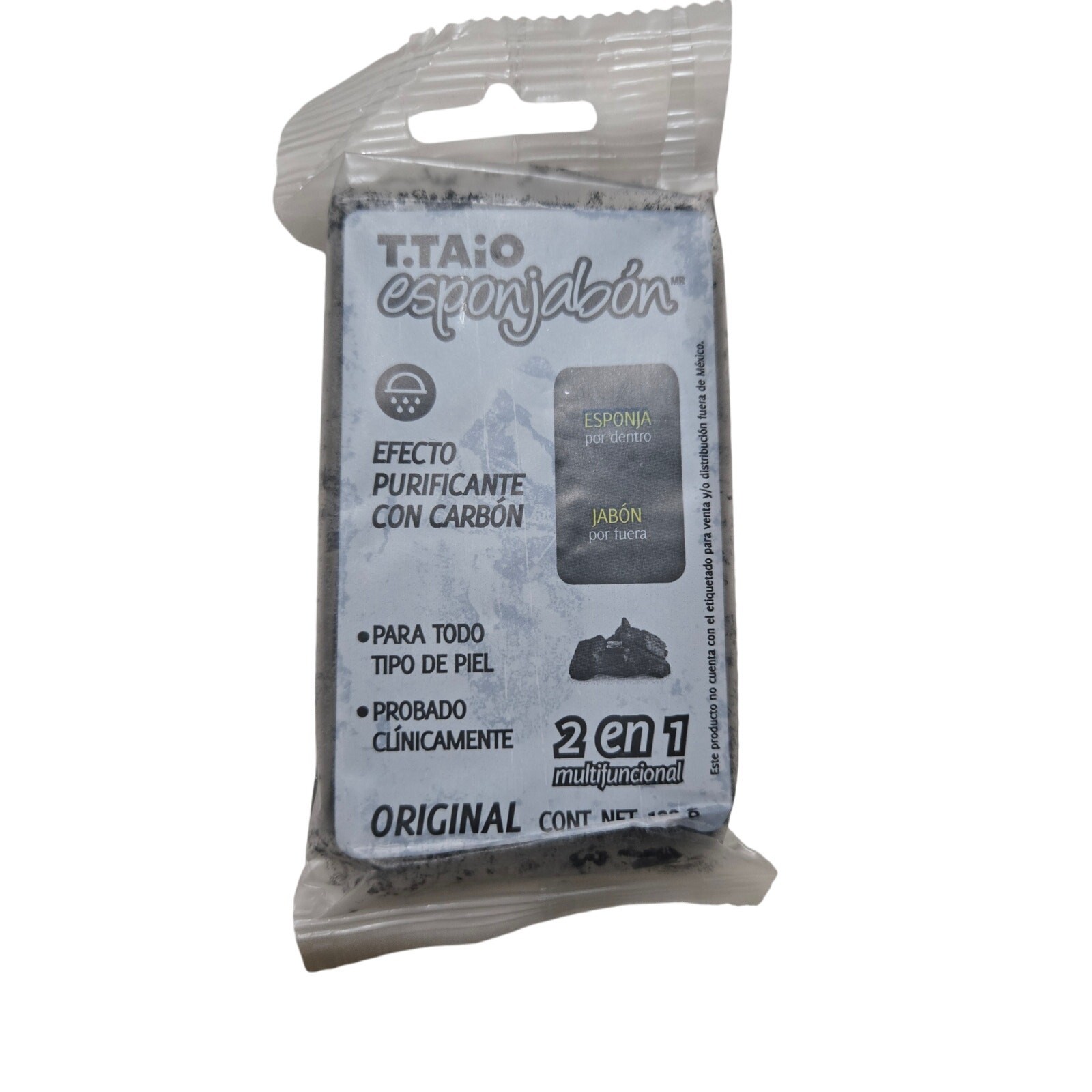 T. Taio Original Charcoal Soap Bar 4.2 oz (120 g) New