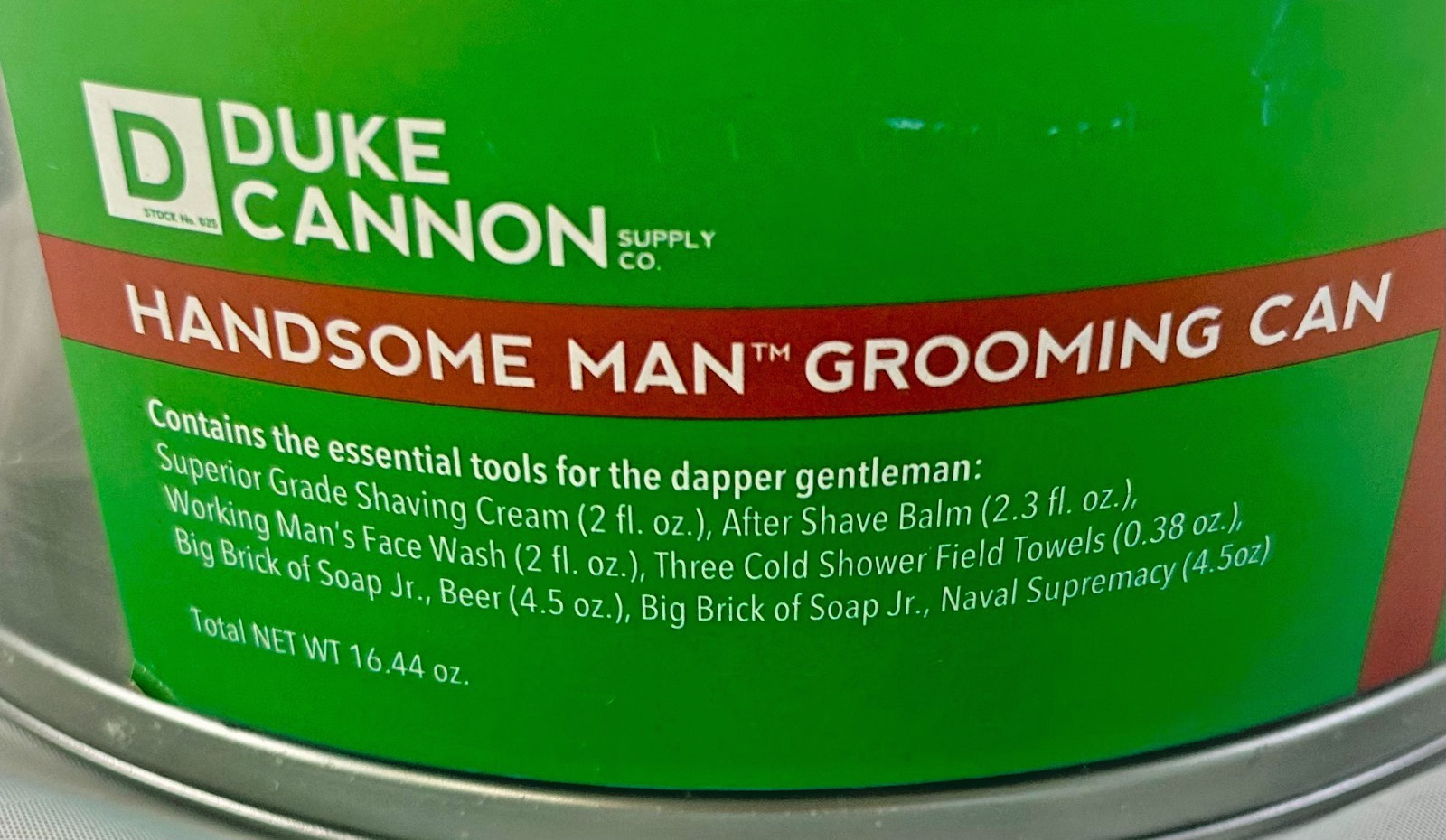 Duke Cannon Big Ass Brick of Beer Soap Jr. Shaving Cream After Shave Face Wash