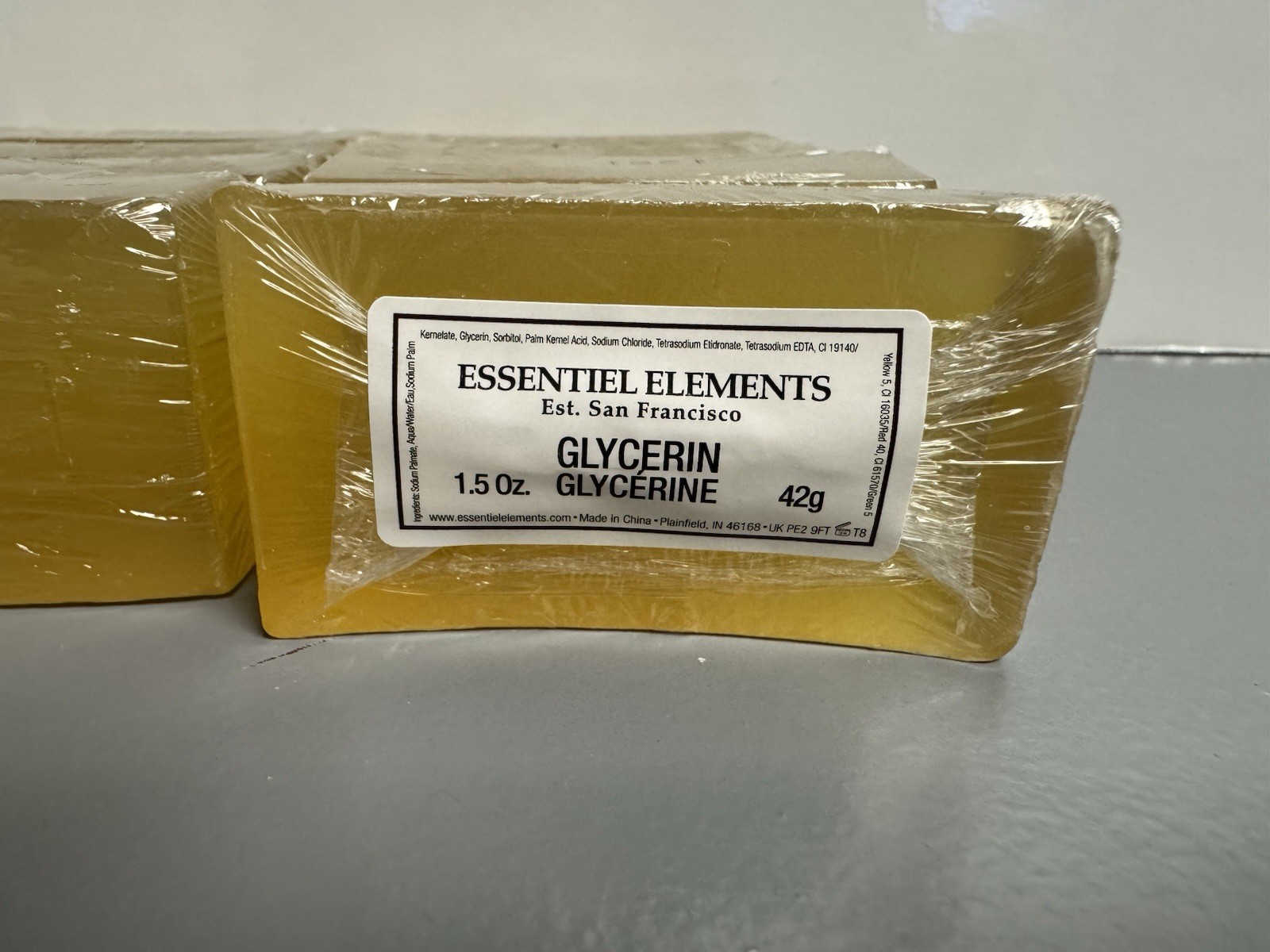 8 PACK Essentiel Elements Treatment Saddle Glycerin Bar Soap Travel Size