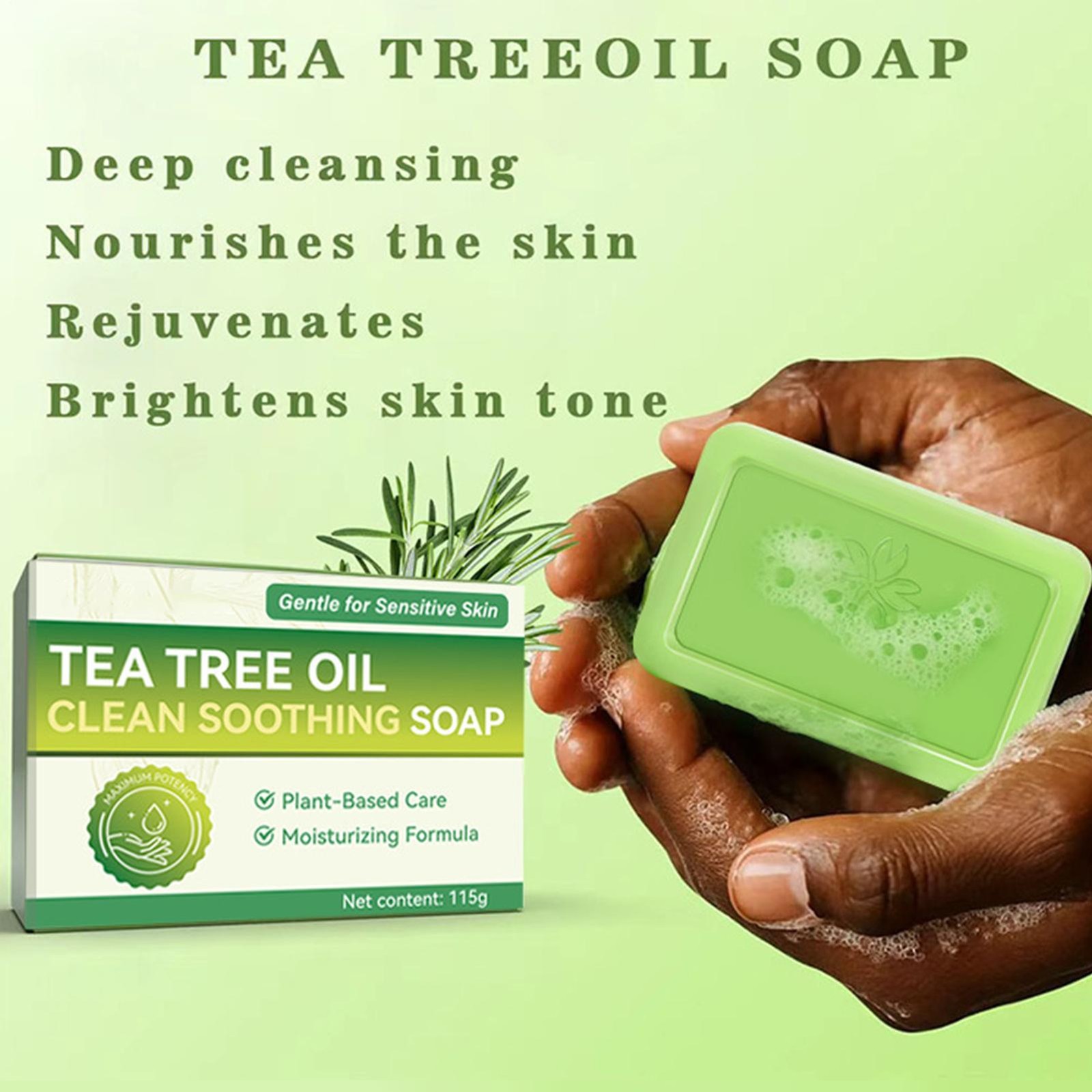 Veloma Soap Againstfungal Soap Relief Soap Bar –Body Wash Designed For Face Tea