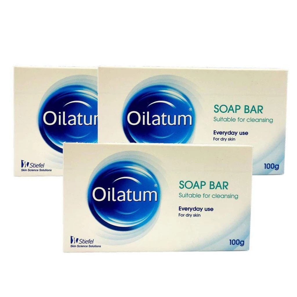 3PCS NEW OILATUM SOAP BAR MOISTURISING EVERYDAY USE HYDRATING CLEANSING 100 G