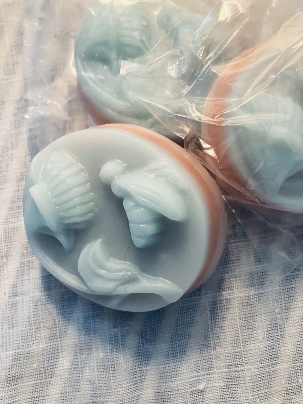 Green Apple & Sweet Pea Scented Soap 4oz Goat Milk Glycerin Organic Oils Jojoba+