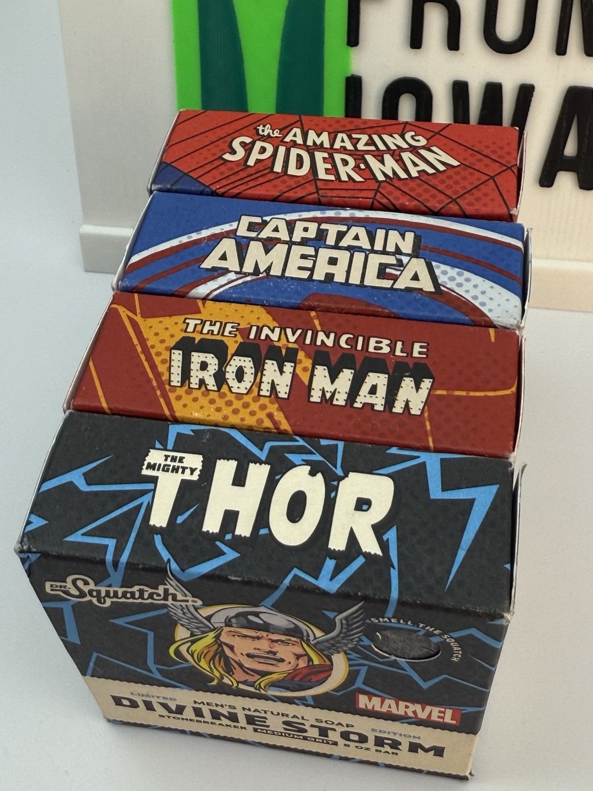 New! Dr. Squatch Spider Man Marvel Avengers Collection Limited SOAP (4-pack)