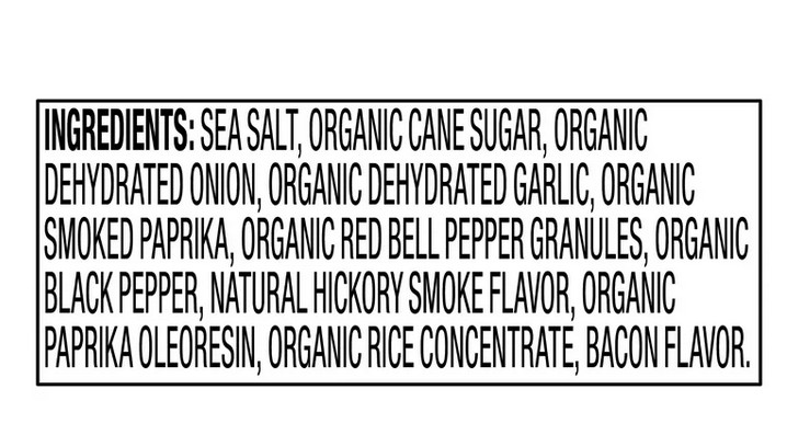 bettergoods Organic Bacon Flavored Sea Salt, 5.3 oz