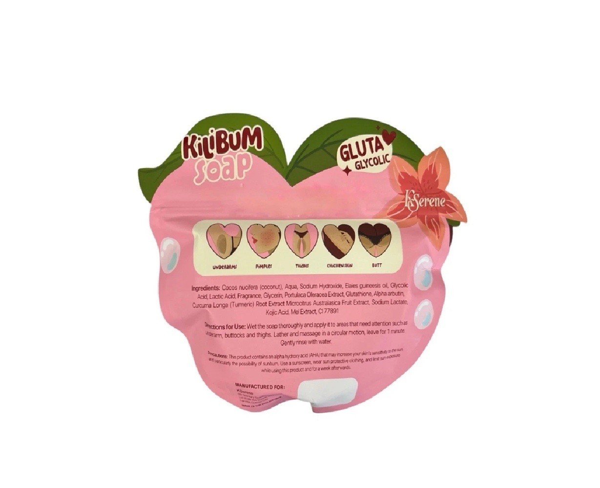 KSerene KiLiBUM Soap 70g x 3 Bars and Extra White Underarm Serum Cream 30ml Set