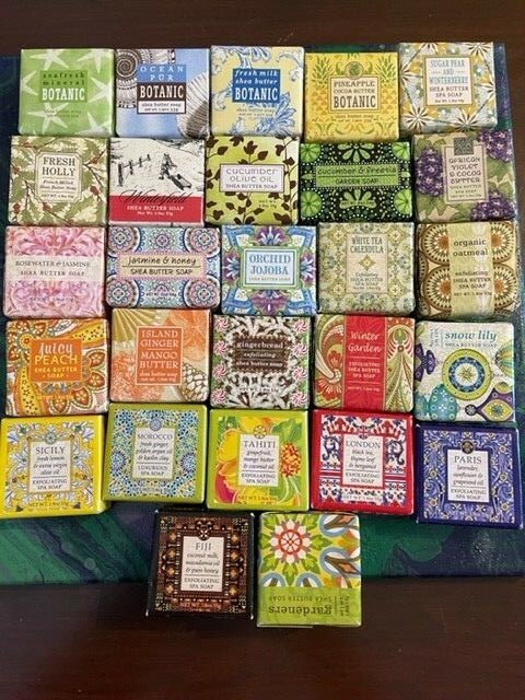 Greenwich Bay Trading Company Shea Butter Luxury Spa Soap 1.9 oz. Bars