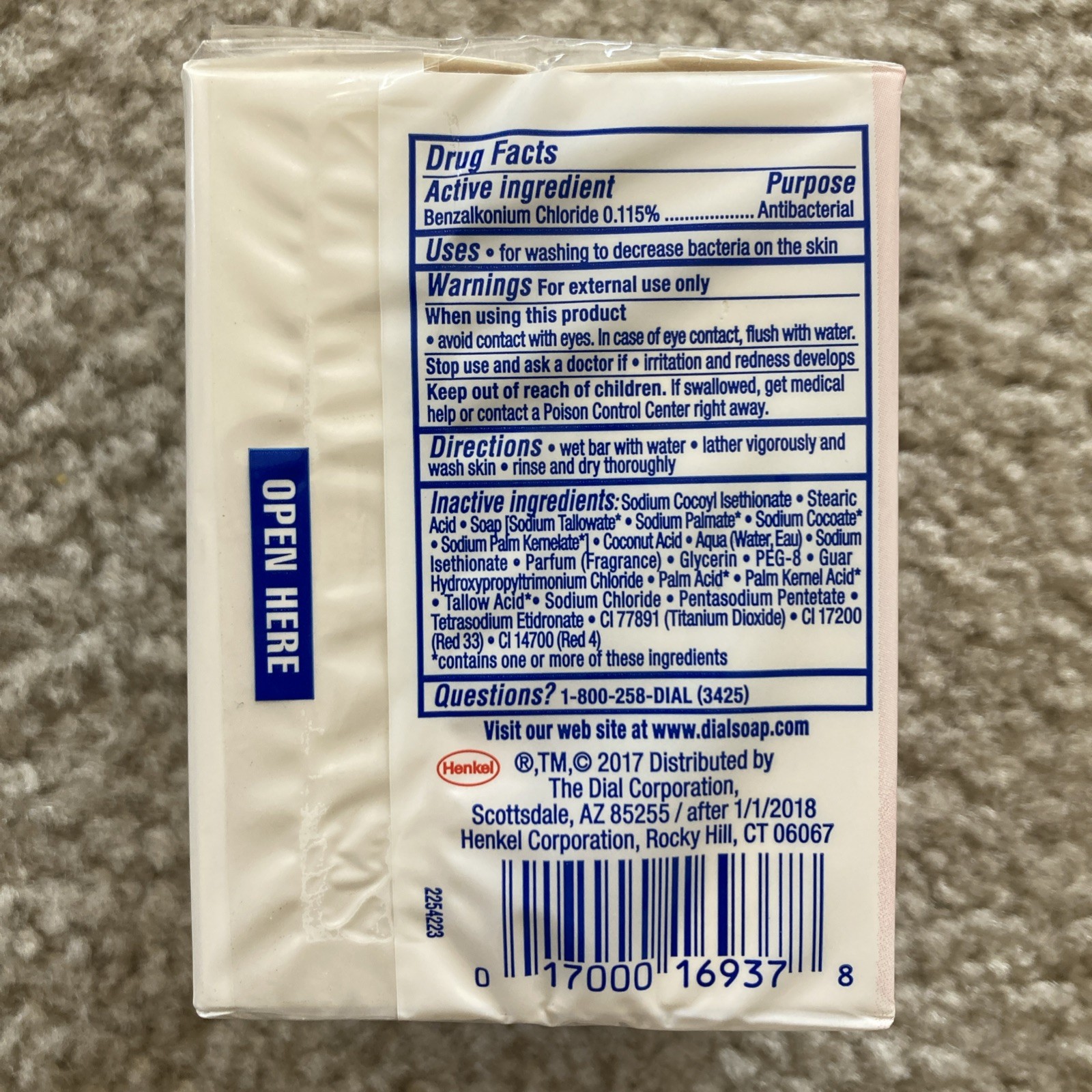 Dial Complete 2 in 1 Silk & Magnolia Beauty Bar Soap- 2 Count 3.2 Oz Rare!