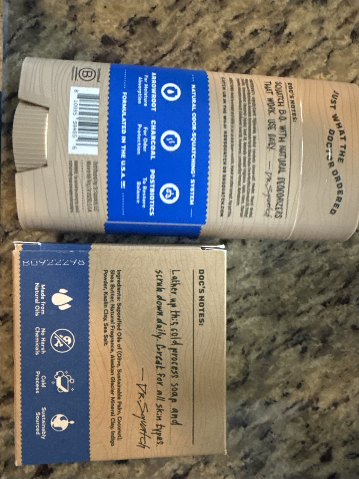 Dr. Squatch Fresh Falls Bundle 5oz Soap & 2.65oz Deodorant All Natural BRAND NEW