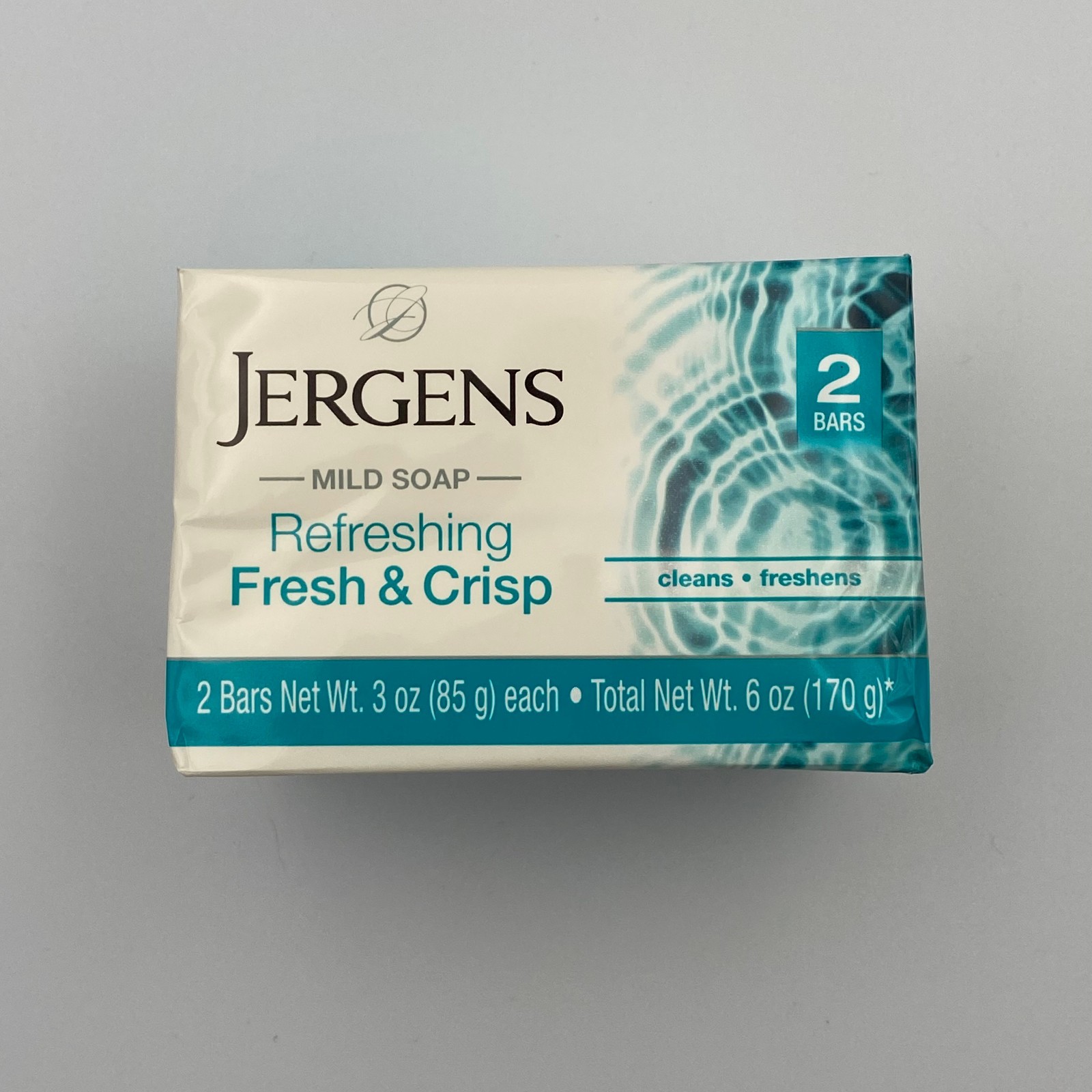 Jergens Mild Soap Refreshing Fresh & Crisp – 3 oz each – Jumbo 5 Pack (10 Bars)