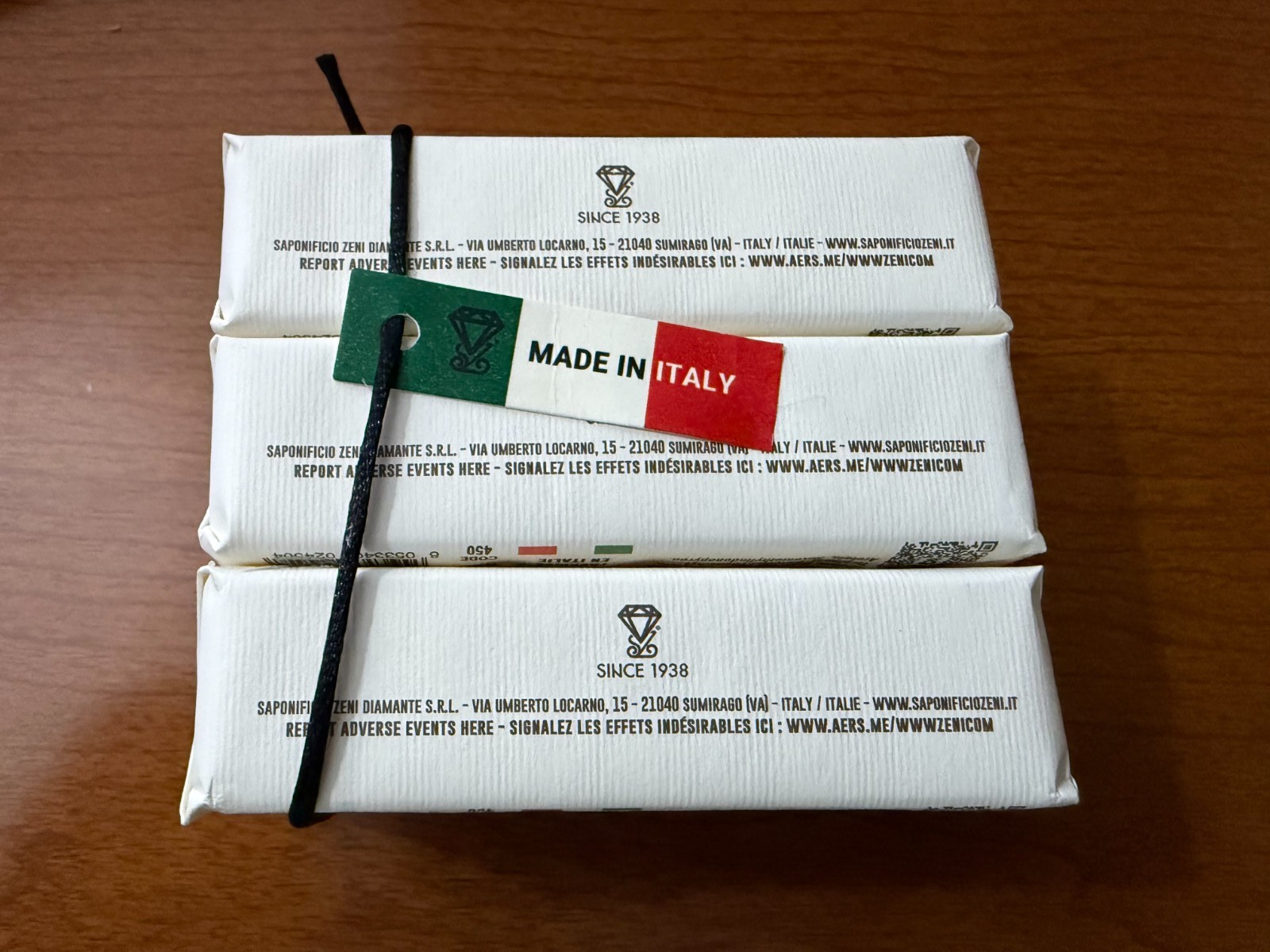 Saponificio Triple Milled Italian Luxury Soap Bars Goat Milk Savon Chevre – NEW