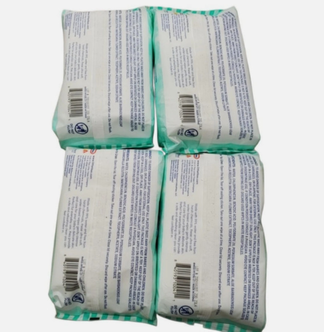 4 Pack Little Tikes Hydropure Extra Gentle Baby Wipes 5.5inx7.7.87in, 72 Count.