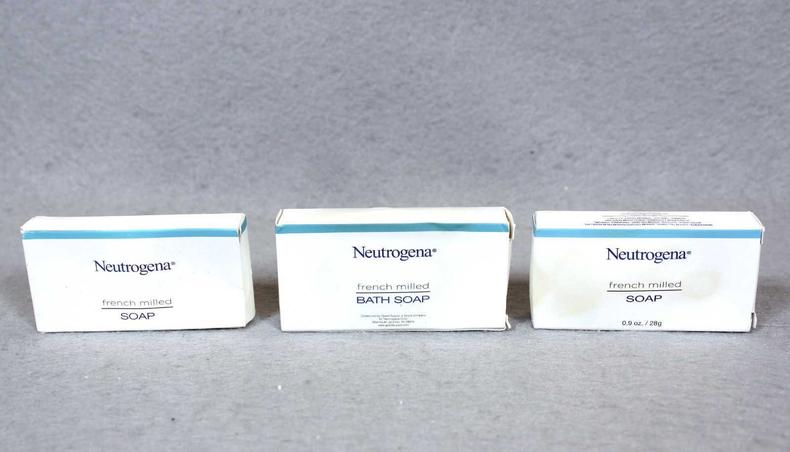 NEUTROGENA French Milled BATH Soap .8oz Boxed Lot of 6 New Travel Size