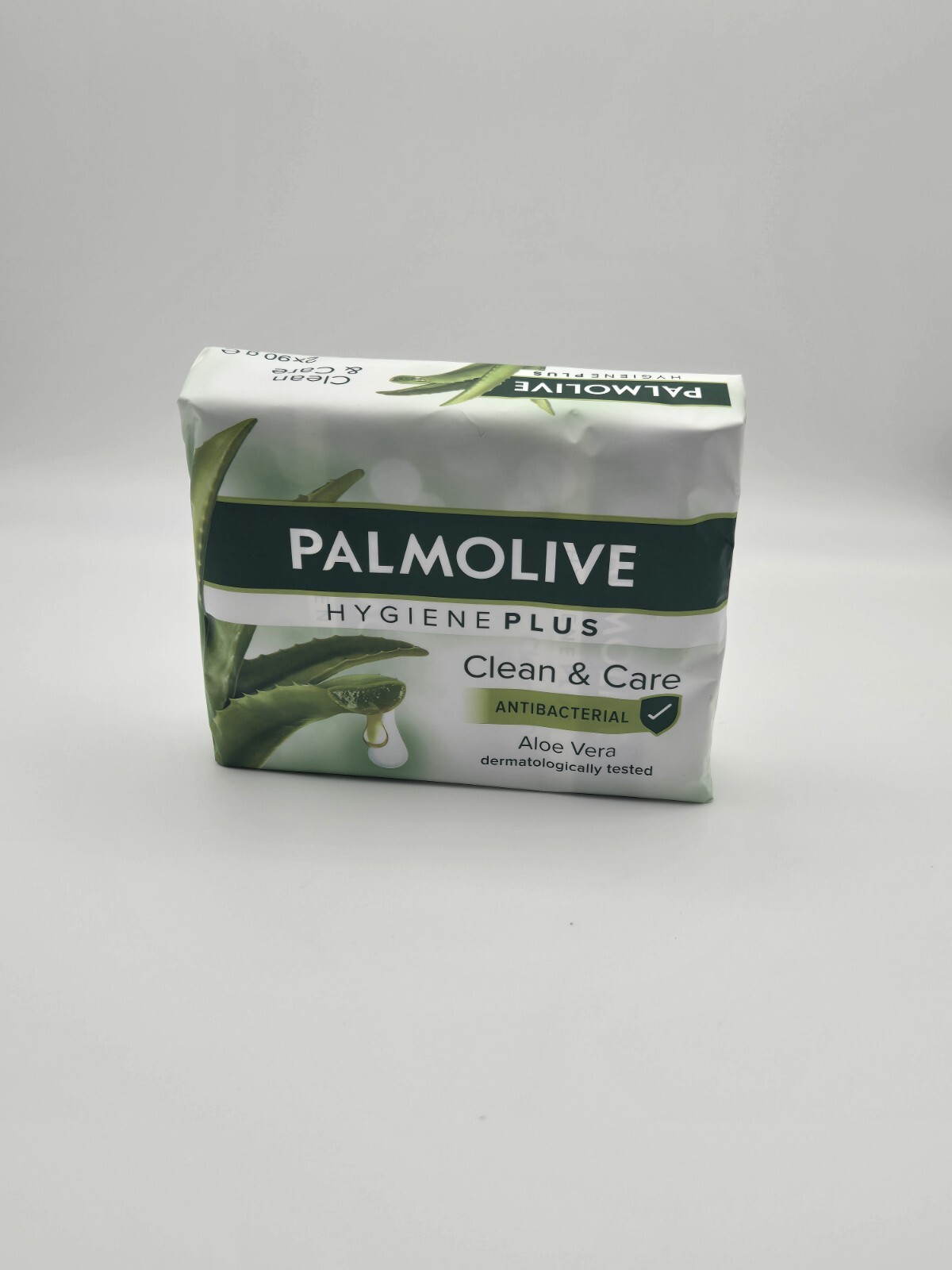 Palmolive Hygiene Plus Clean & Care Antibacterial Aloe Vera Bar Soap 2 Pack