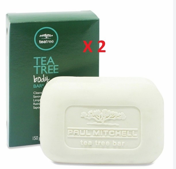 Paul Mitchell Tea Tree Body Bar Cleansing and Shaving 5.3 Oz (Pack of 2)