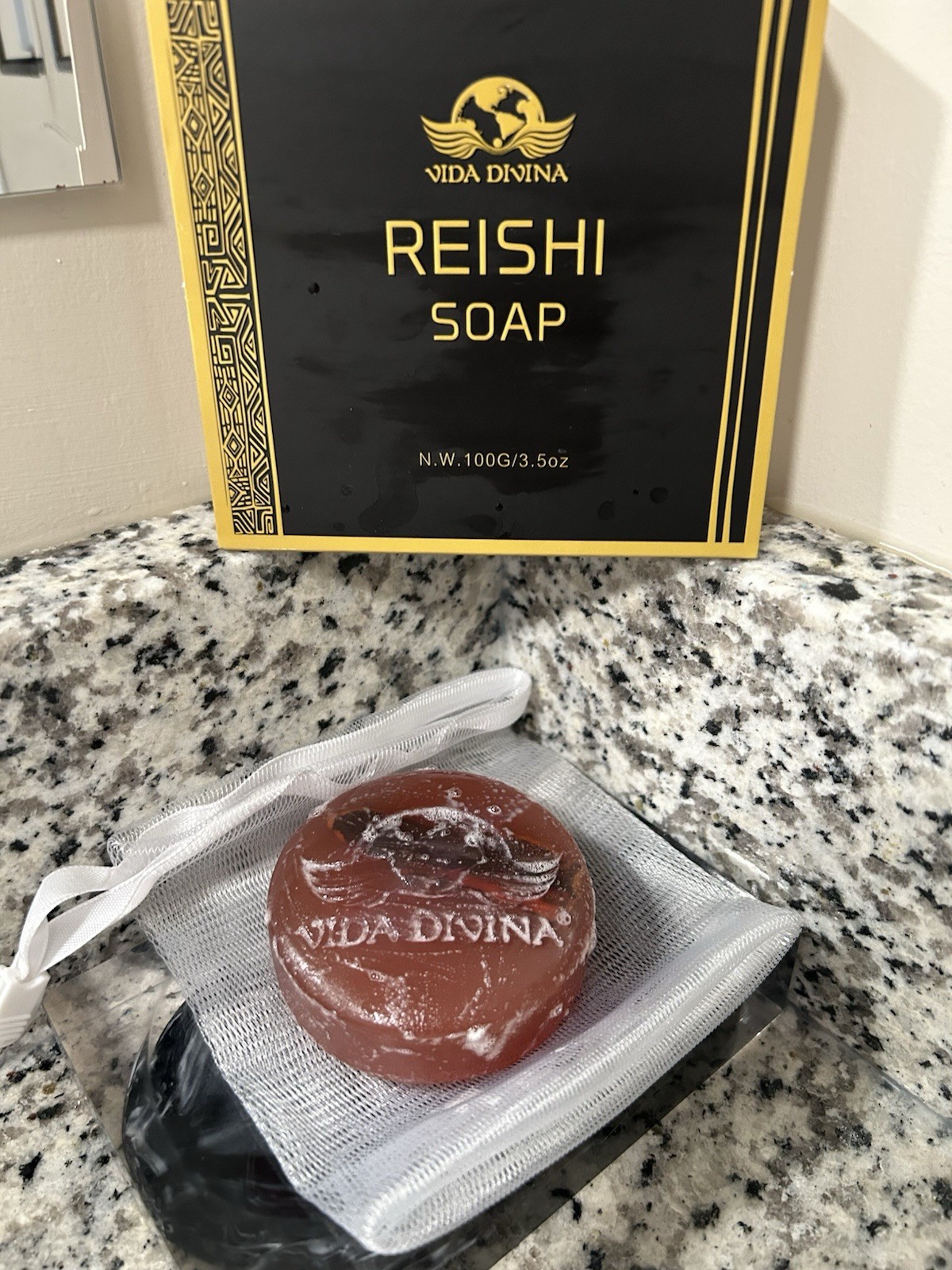 Jabón Reishi de Vida Divina Organic Natural Herbal Soap