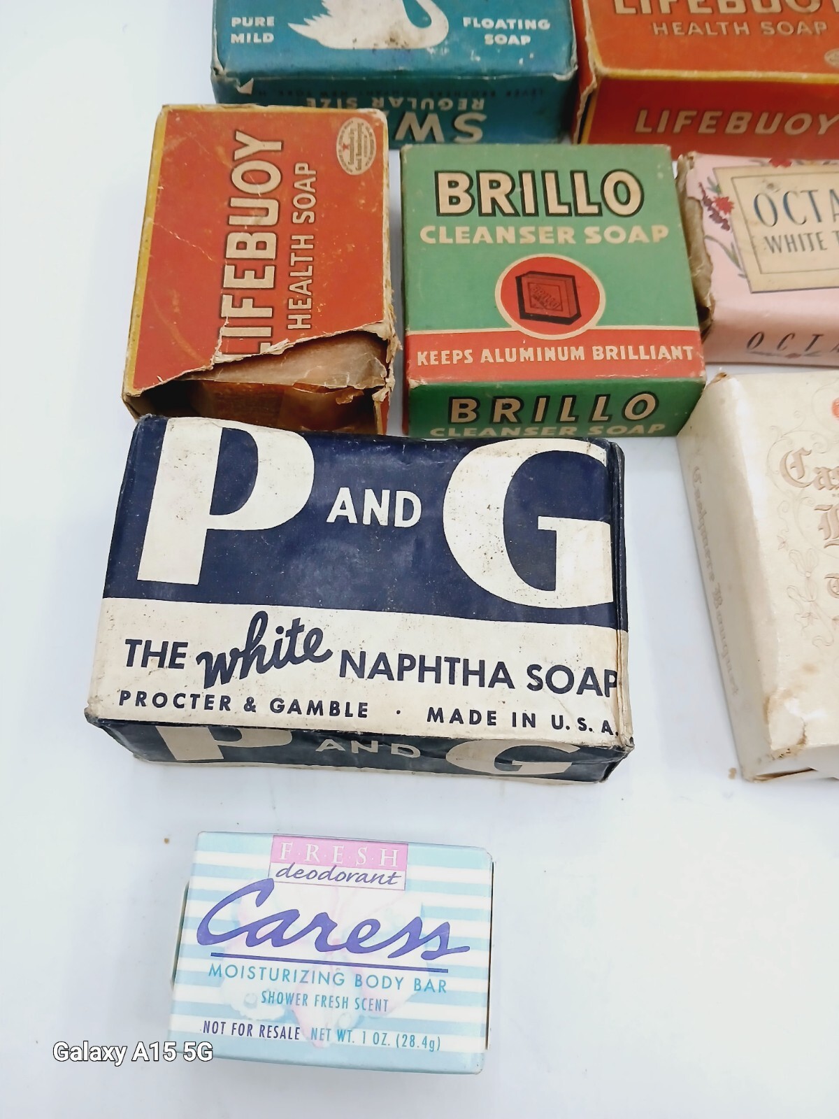 Vintage Mixed Lot Bar Soap Ivory, Lava, P&G, Brilliant, Swan, Octagon, Lifebuoy
