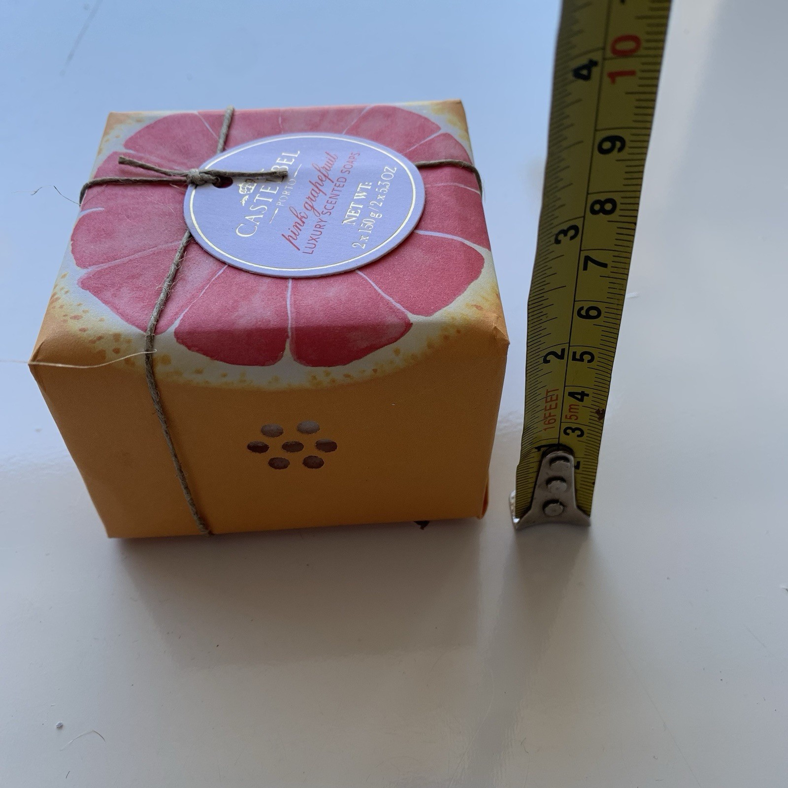 Castelbel Pink Grapefruit Luxury Soap (1) 2x 5.3 Oz 2 TOTAL Made In Portugal