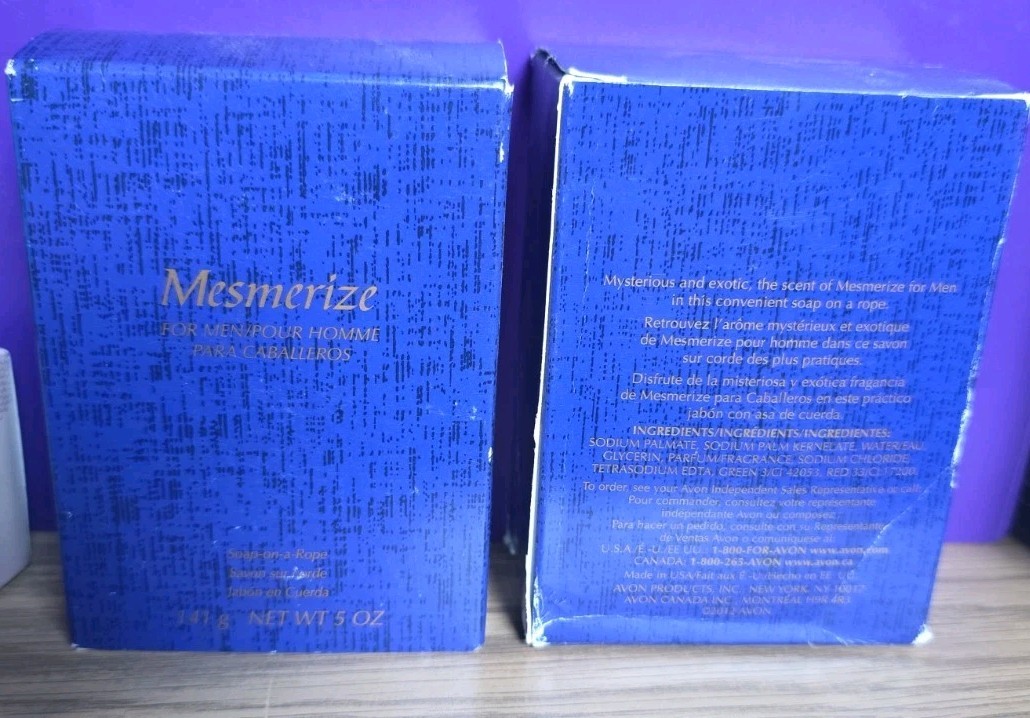 Avon Lot of 2 Mesmerize soap on a Rope 5 Oz