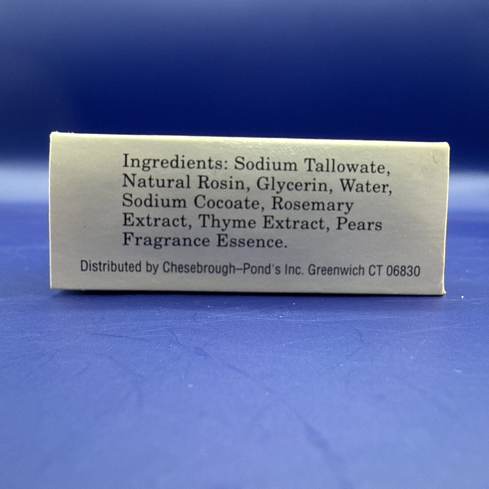 Vintage 1994 Pears Soap Made England Original Formula 2.6 oz Sealed Bar