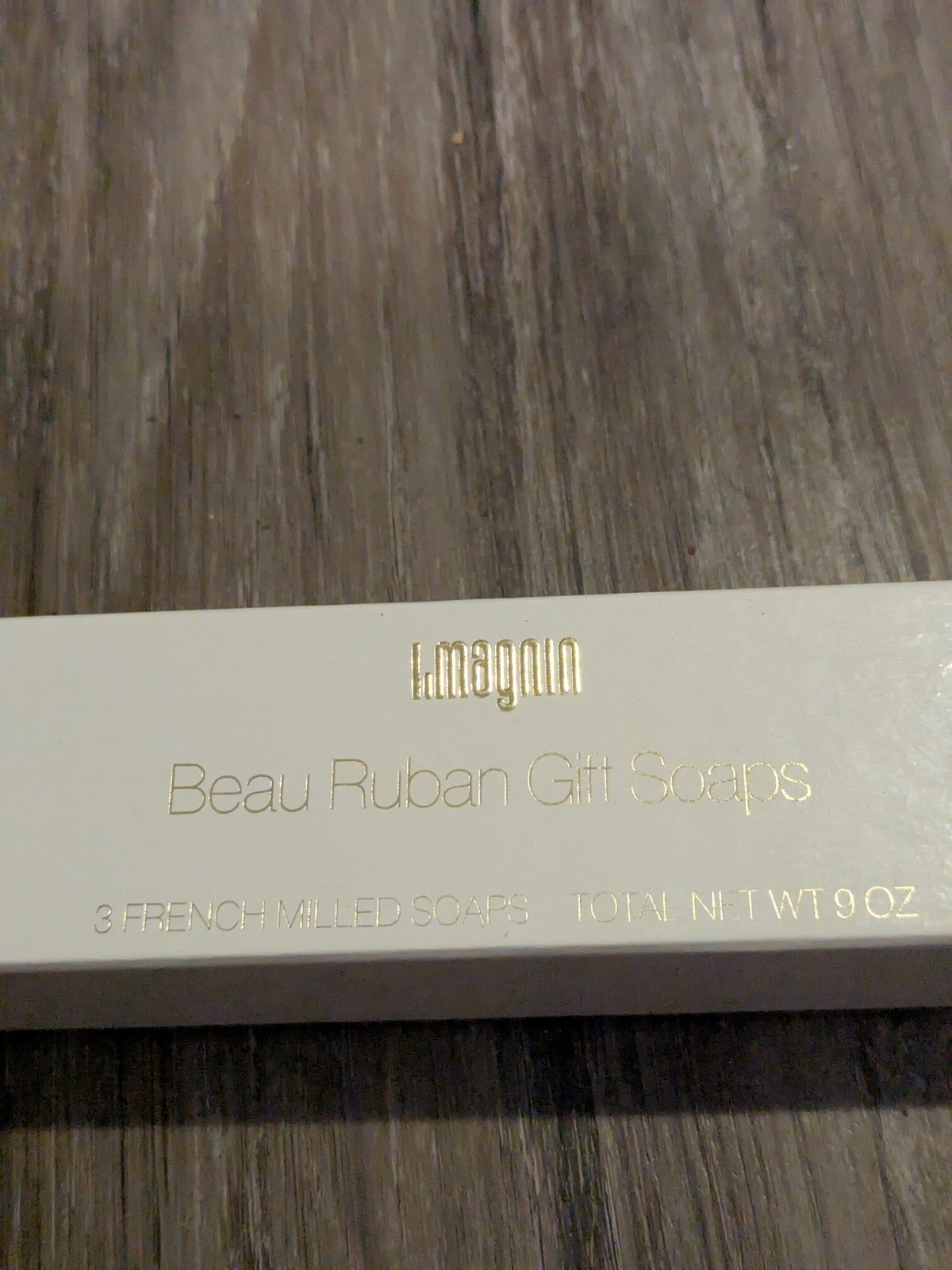 VTG French Milled Ribbon Soaps I.magnin Beau Ruban Gift Soaps 9oz Box New