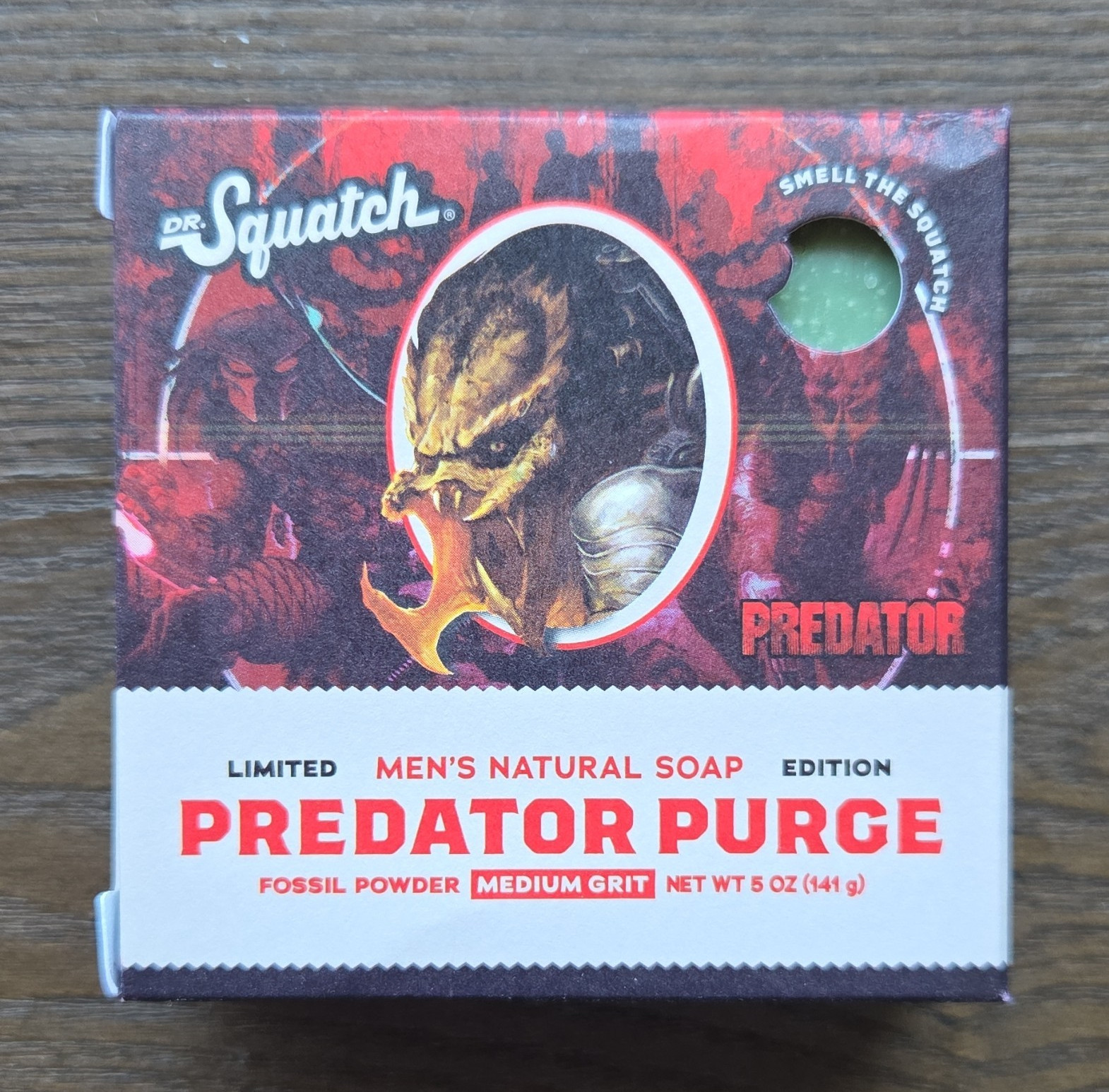 Dr. Squatch Predator Purge Exfoliating Soap Bar Jungle Hunt Scent 5 oz LE