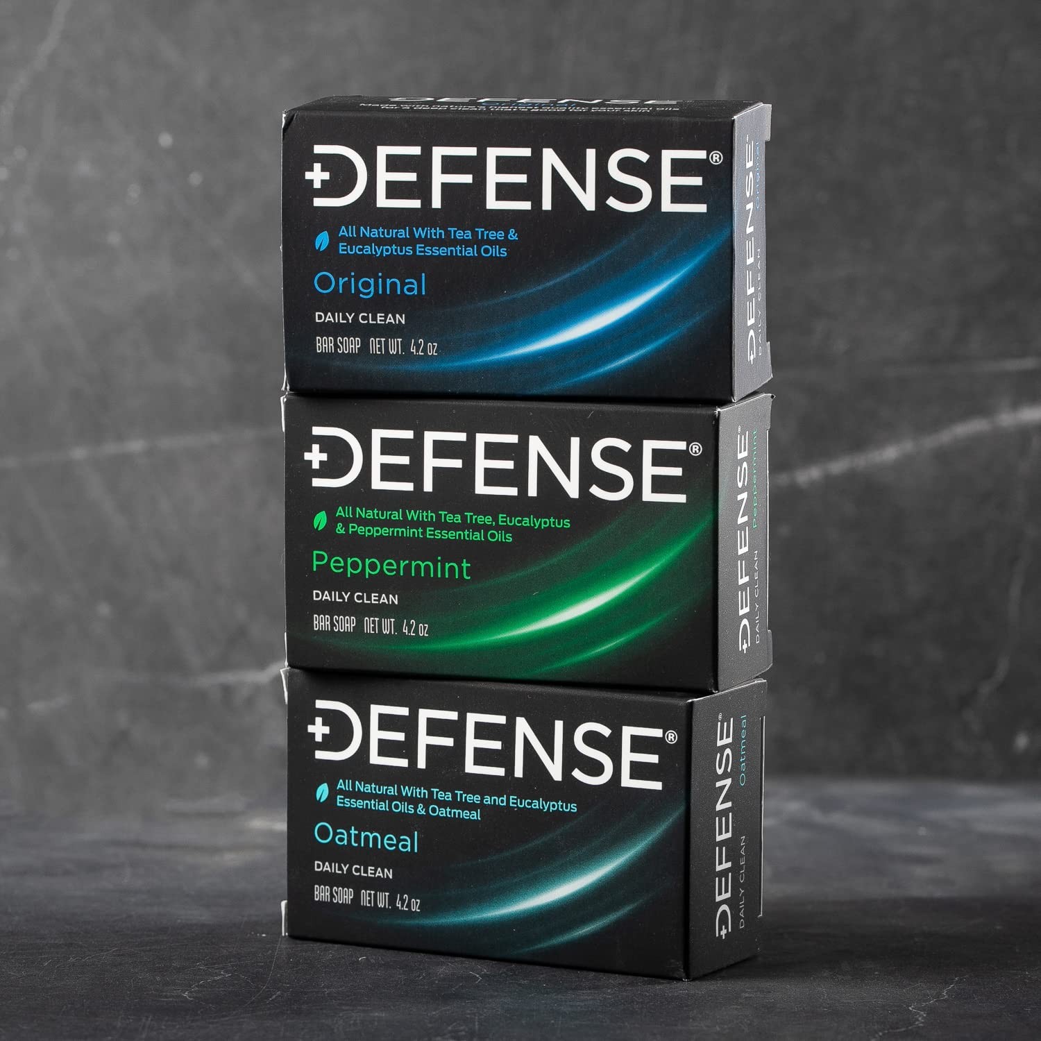 Defense Soap All Natural Tea Tree Bar Soap, 3 4.2 Ounce (Pack of 3)