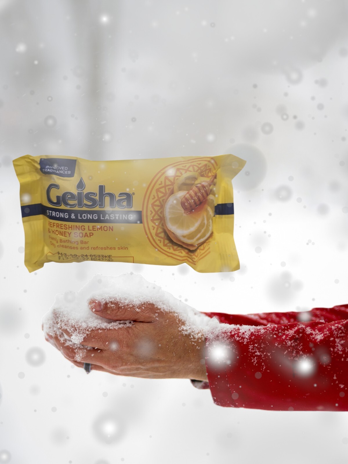 Bar Soap 200g Geisha Strong & Long Lasting Bar Soap Lemon & Honey