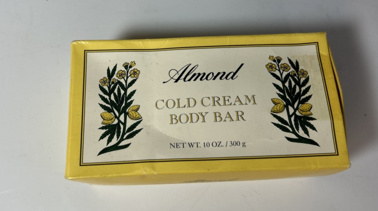Caswell Massey Almond Cold Cream Soap 10 oz 300g NEW SEALED