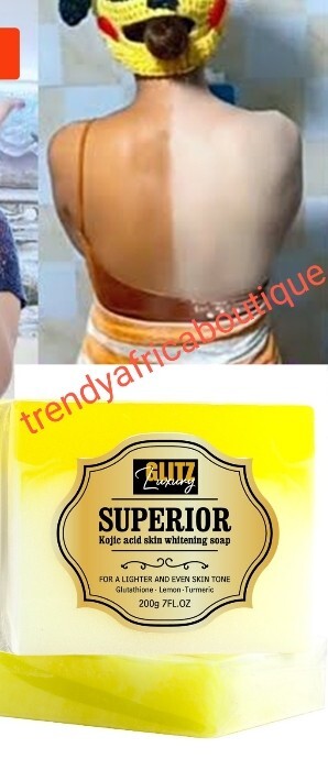 Glitzluxury Superior Kojic-acid Face & Body Whitening Soap 200g X 1 💯 Action👌