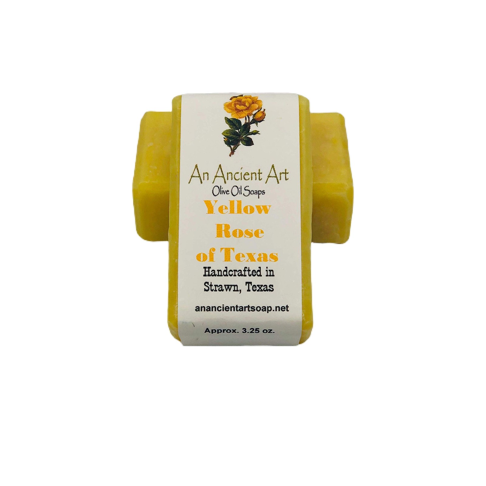 Ancient Art Soap 3.25oz Handcrafted Olive Oil 1 Count (Pack of 1), Yellow