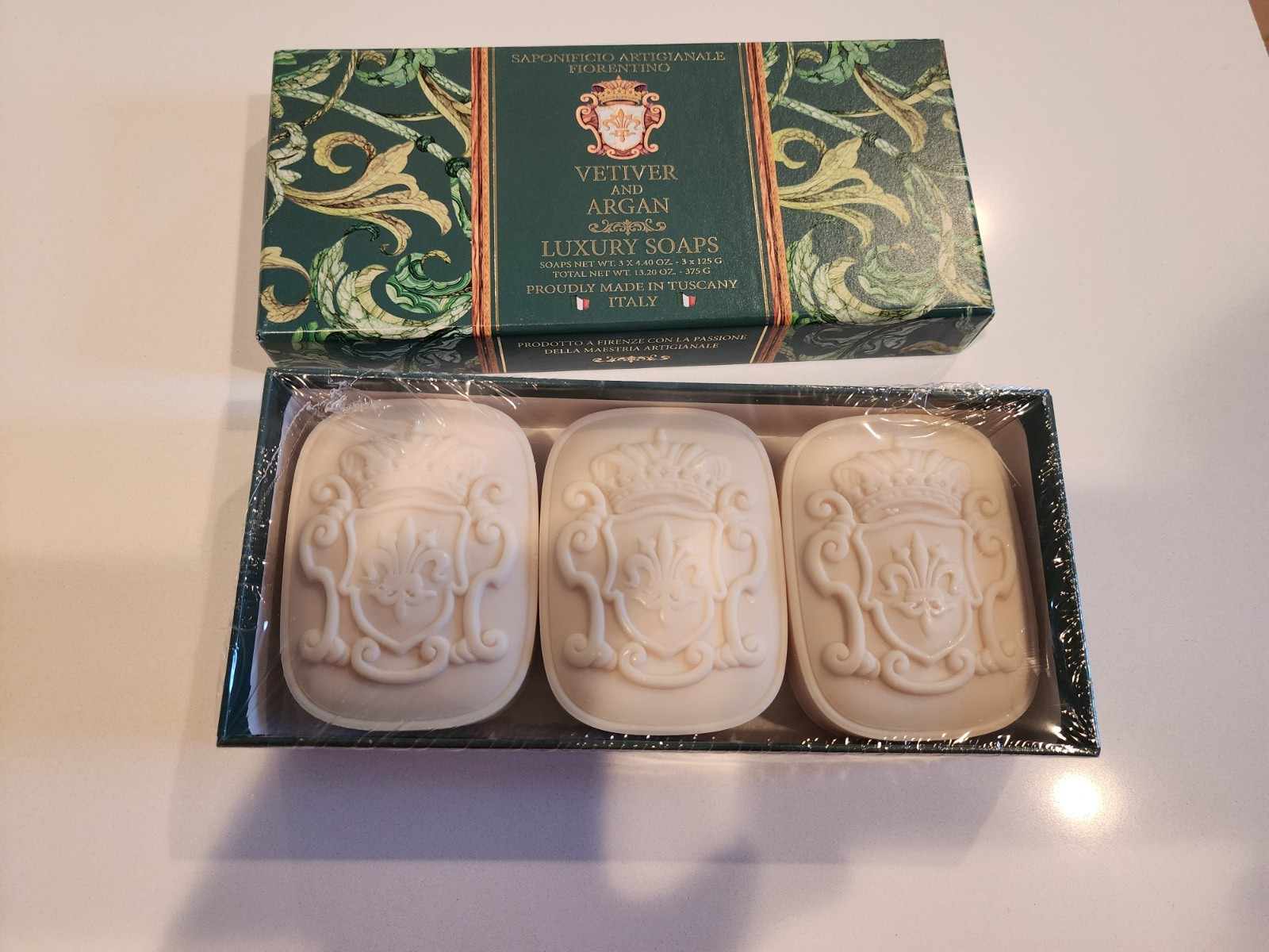 Saponificio Artigianale Fiorentino Vetiver & Argan Luxary Soap – New