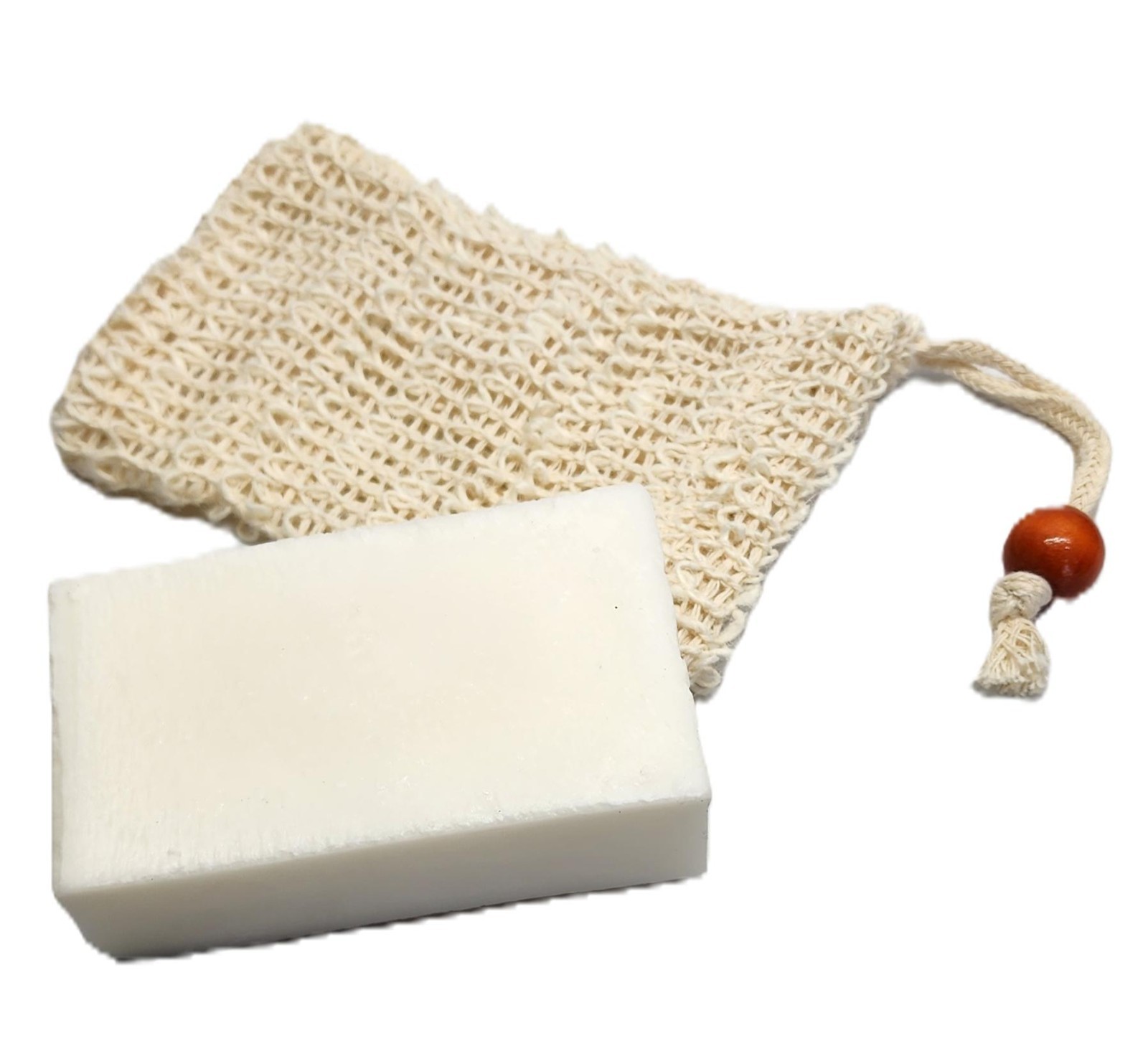 Grass-Fed Tallow soap/ Lavender with natural Sisal Loofah 4.5oz