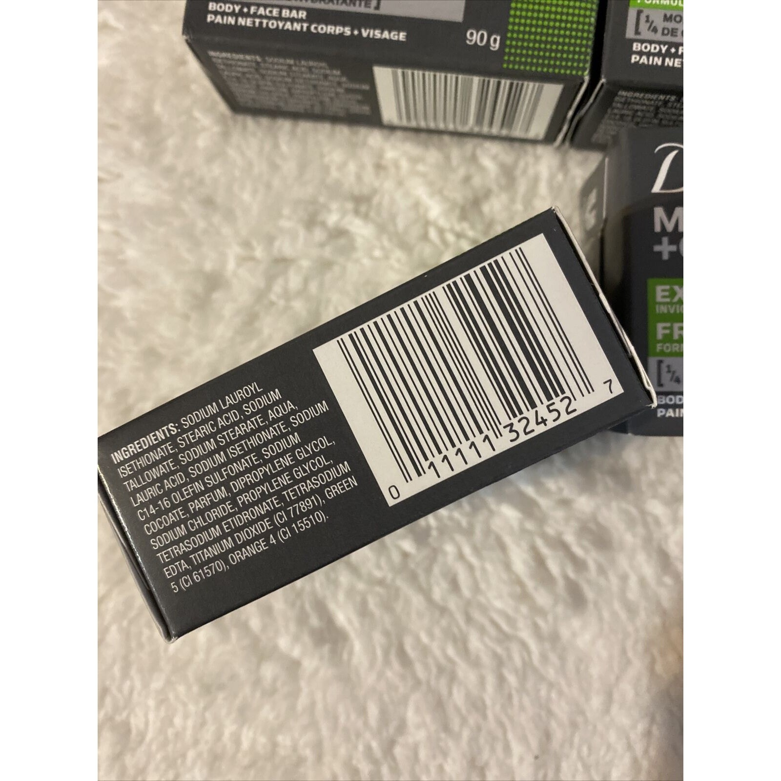 DOVE Men Care SOAP Extra Fresh Scent 4-Pack of 90g Soap Bars