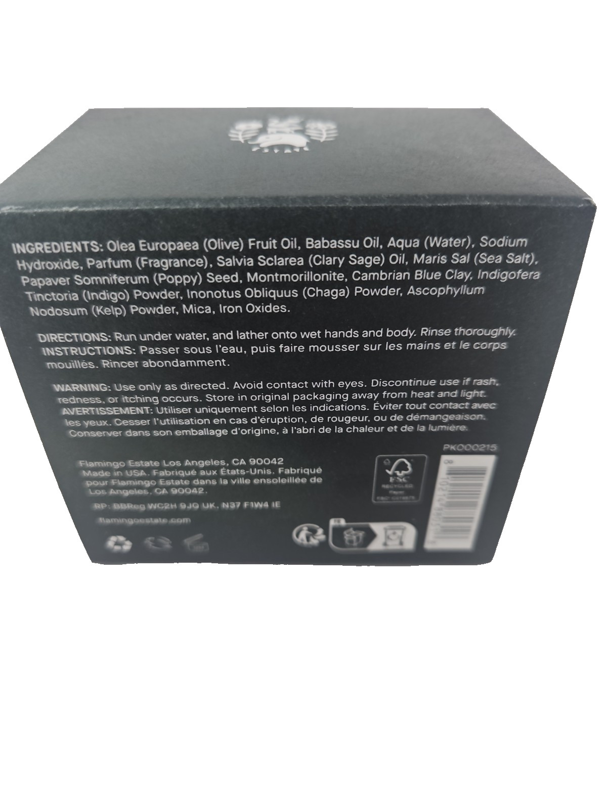 Flamingo Estate Terrazzo Soap Brick Sage & Petrchor Subscription Box Ltd Ed 12oz