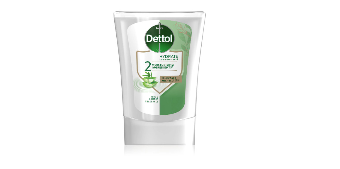 5pack Dettol Aloe Vera, bamboo Antibacterial Contactless Soap Dispenser Refill