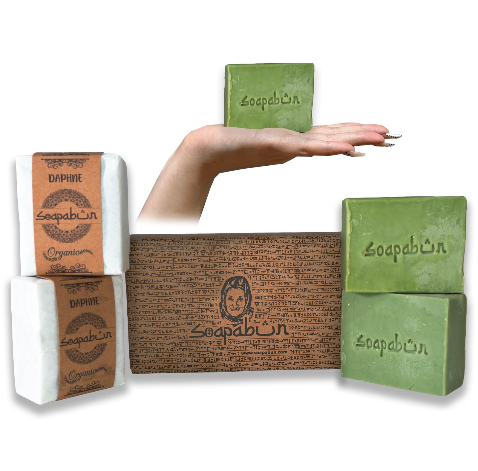 Daphne Laurel Oil Soap Bar – Handmade Olive Oil Based Artisan Soap, Made in A…
