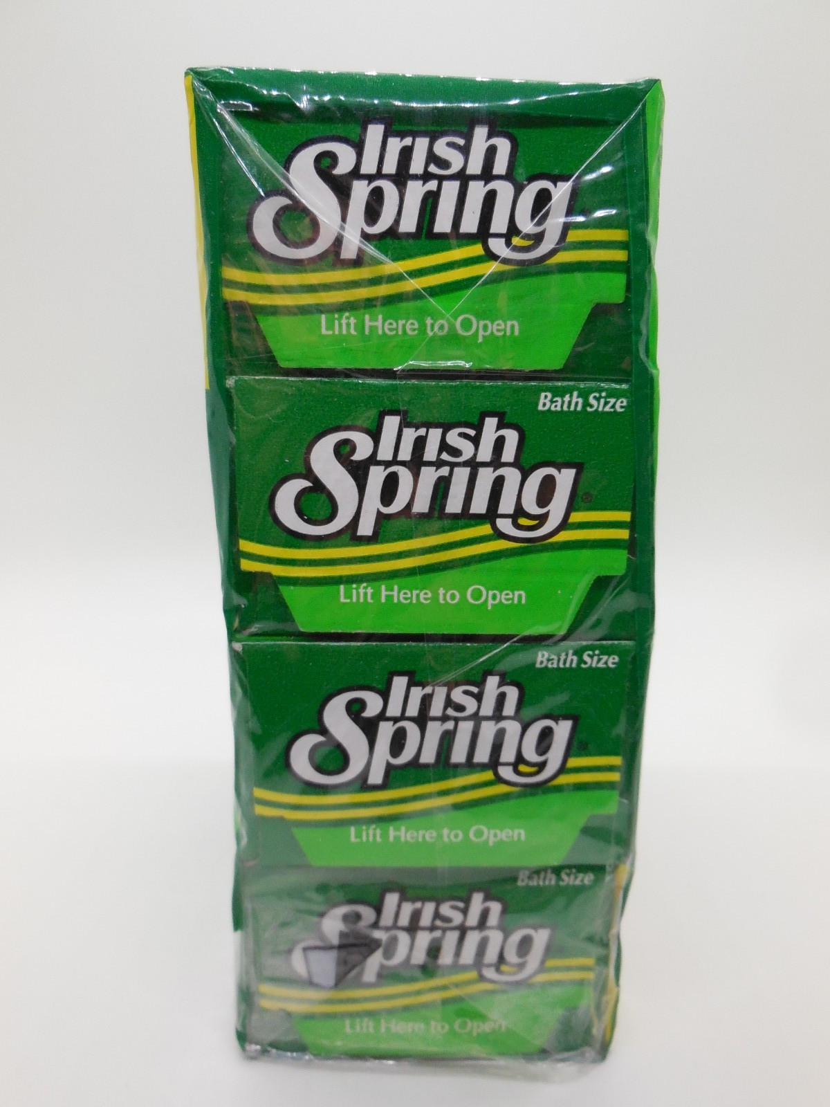 Vtg Original Irish Spring Deodorant Soap 4 Bar Lot 5 oz SEALED Antibacterial USA