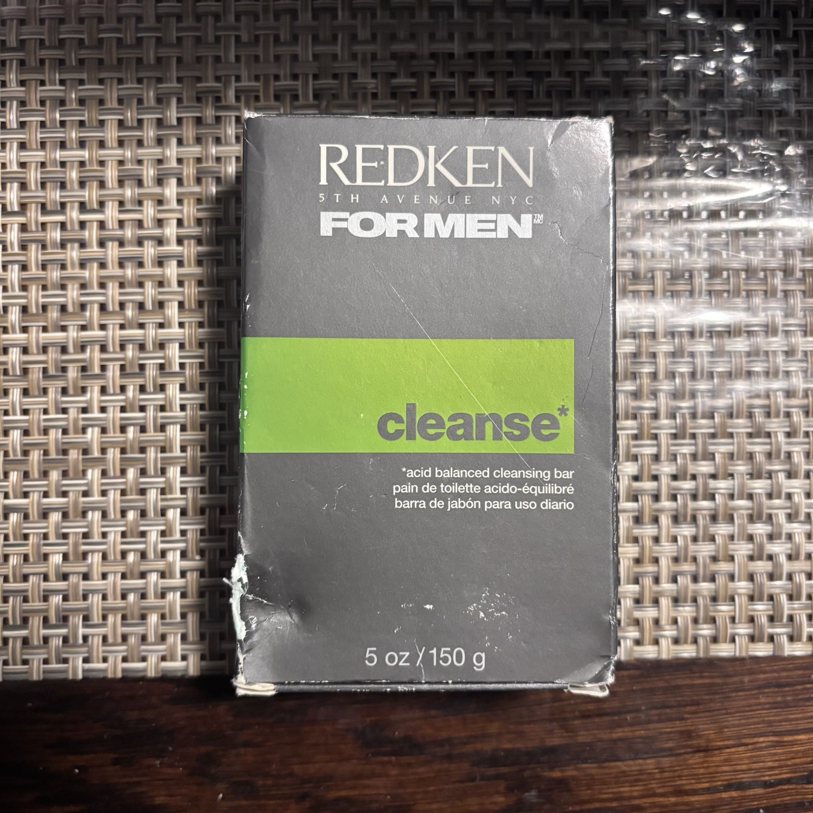 Redken for Men Cleanse Acid Balanced Cleansing Bar 5 oz New