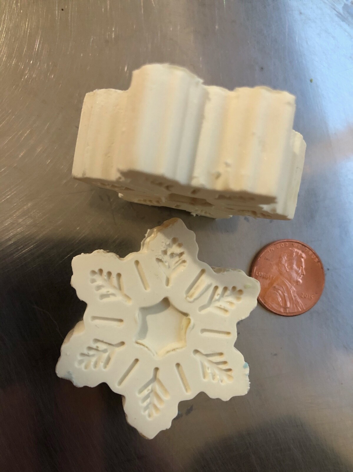 Coworker Birthday Bridal Party Shower Handmade SOAP Snowflakes Dif Colors Scents