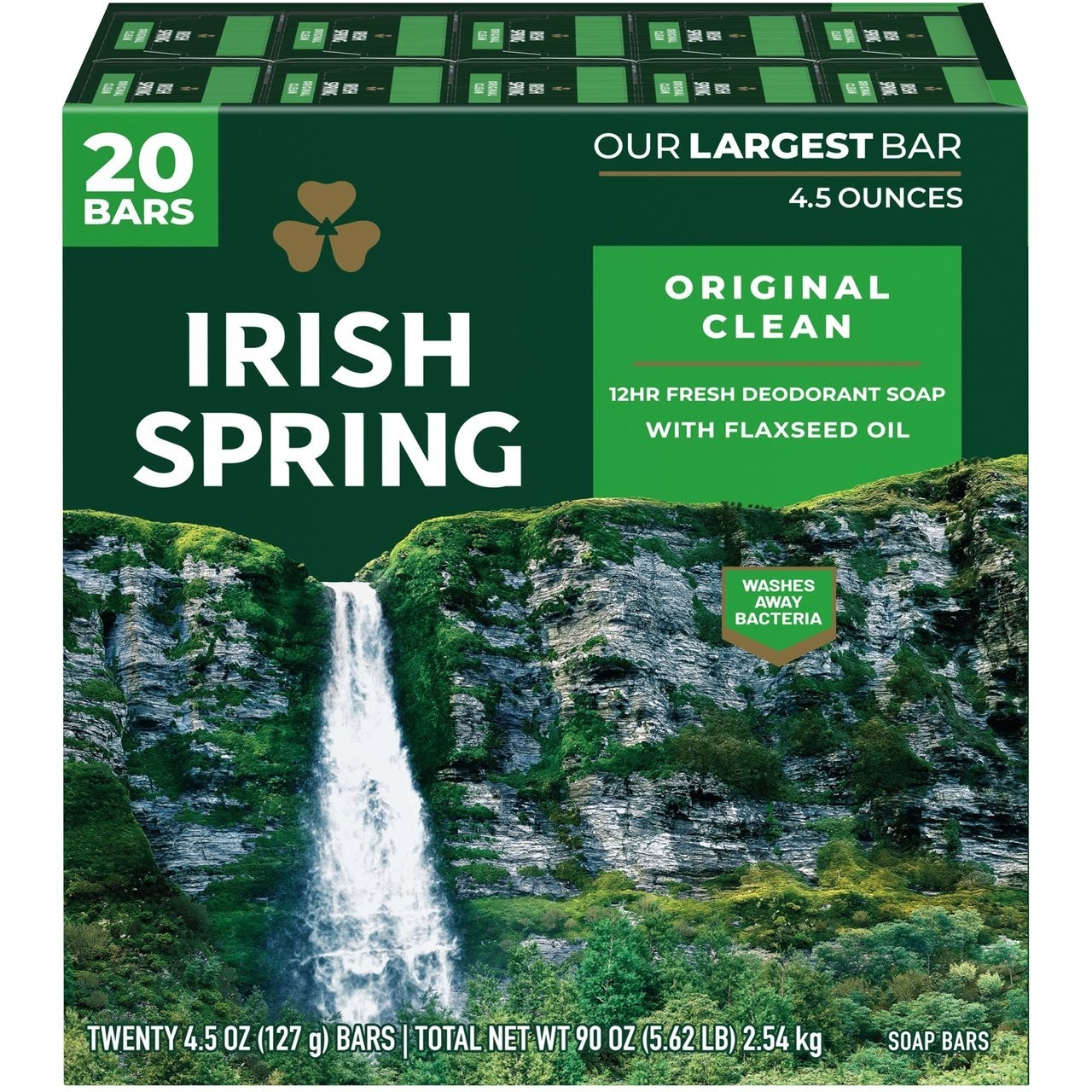 Irish Spring Bar Soap, Original Clean (4 oz., 20 Soap.)