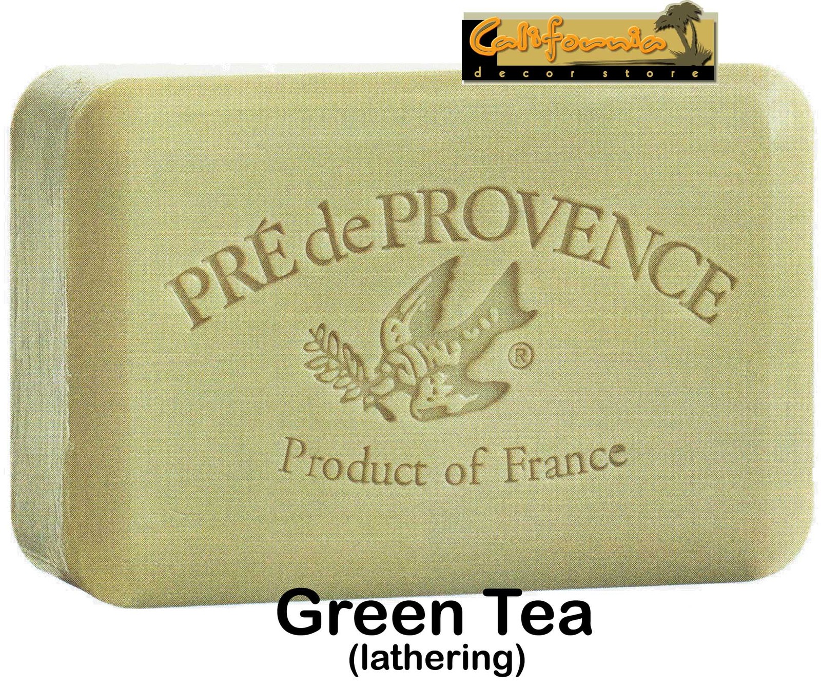 Pre de Provence GREEN TEA 250 Gram French Soap Bath Shower Bar Shea Butter Oil