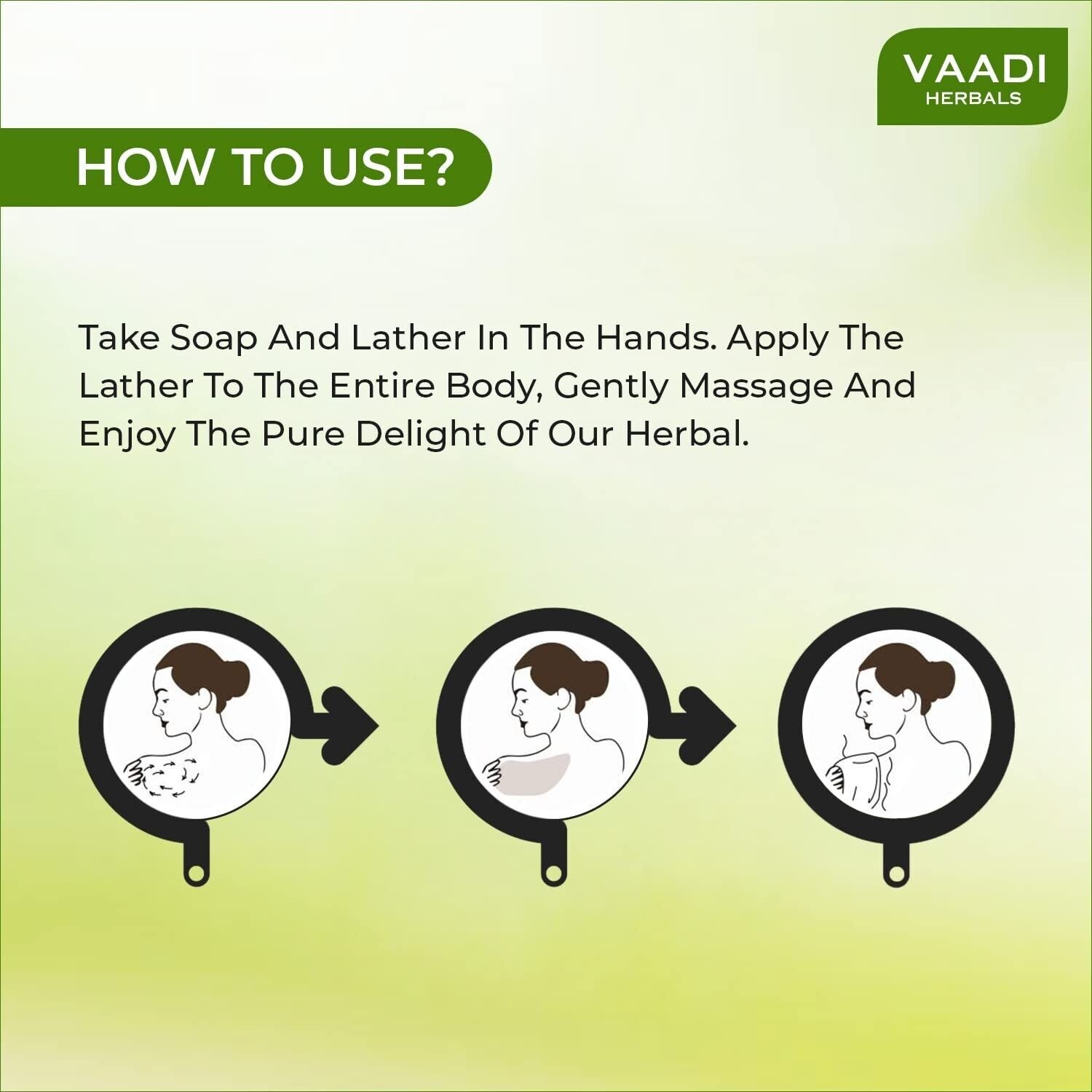 VAADI HERBALS Almond Soap 75 g x 6