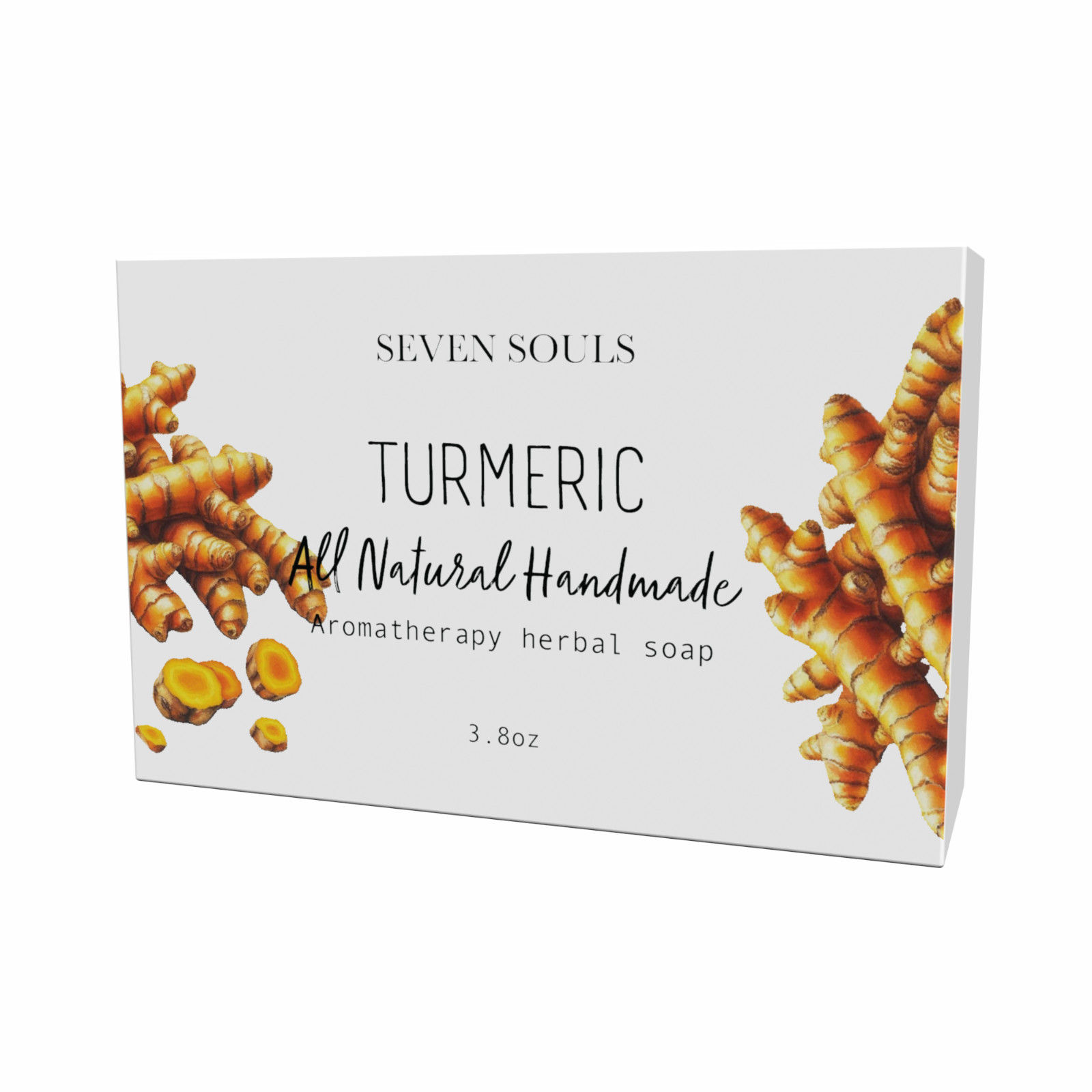 Seven Souls Turmeric & Arnica All Natural Handmade Soap 4oz (Bulk Pack Unit) 6p