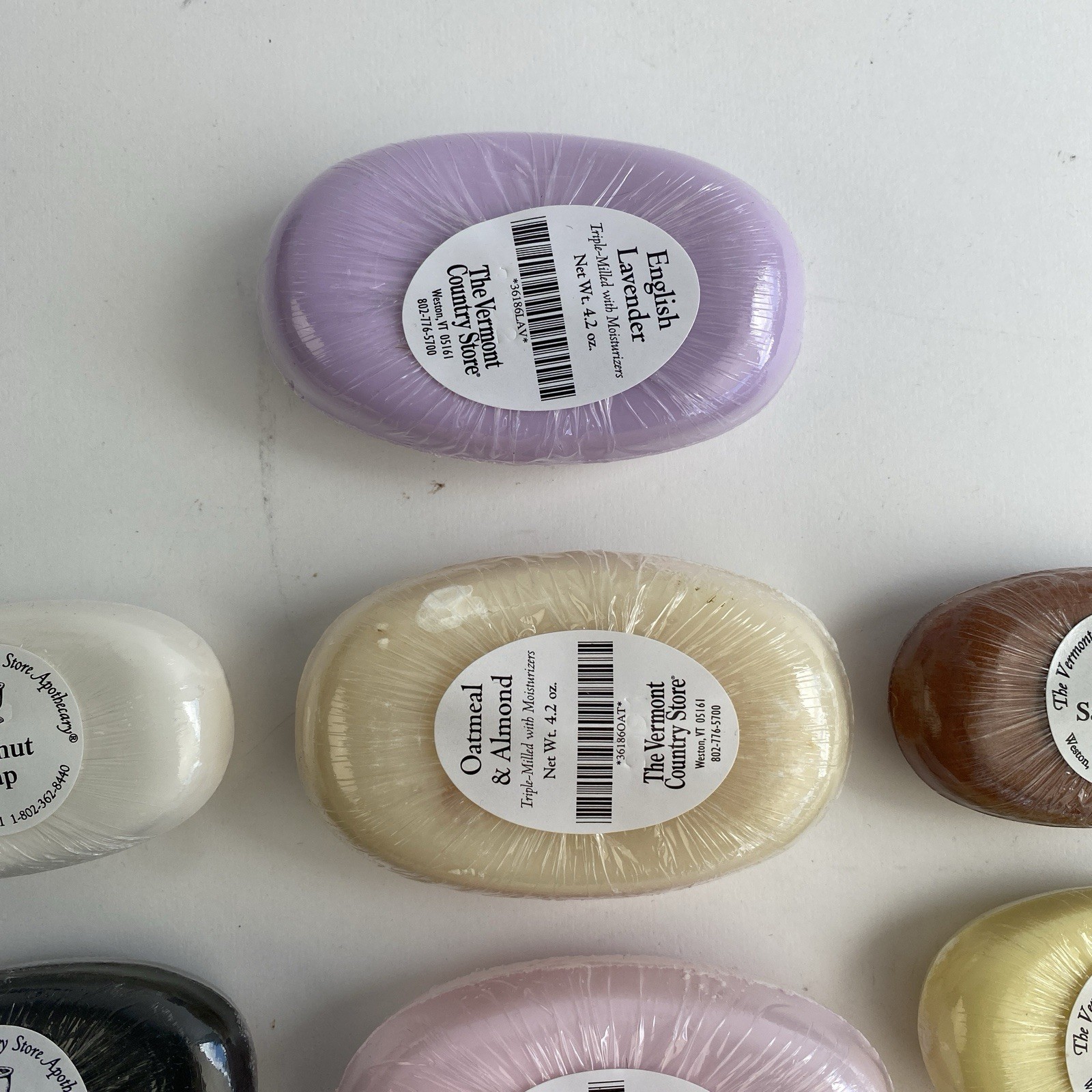 Vermont Country Store Bar Soap Lot Of 5 4.2 oz & 8 1.8 oz Apothecary 13 New