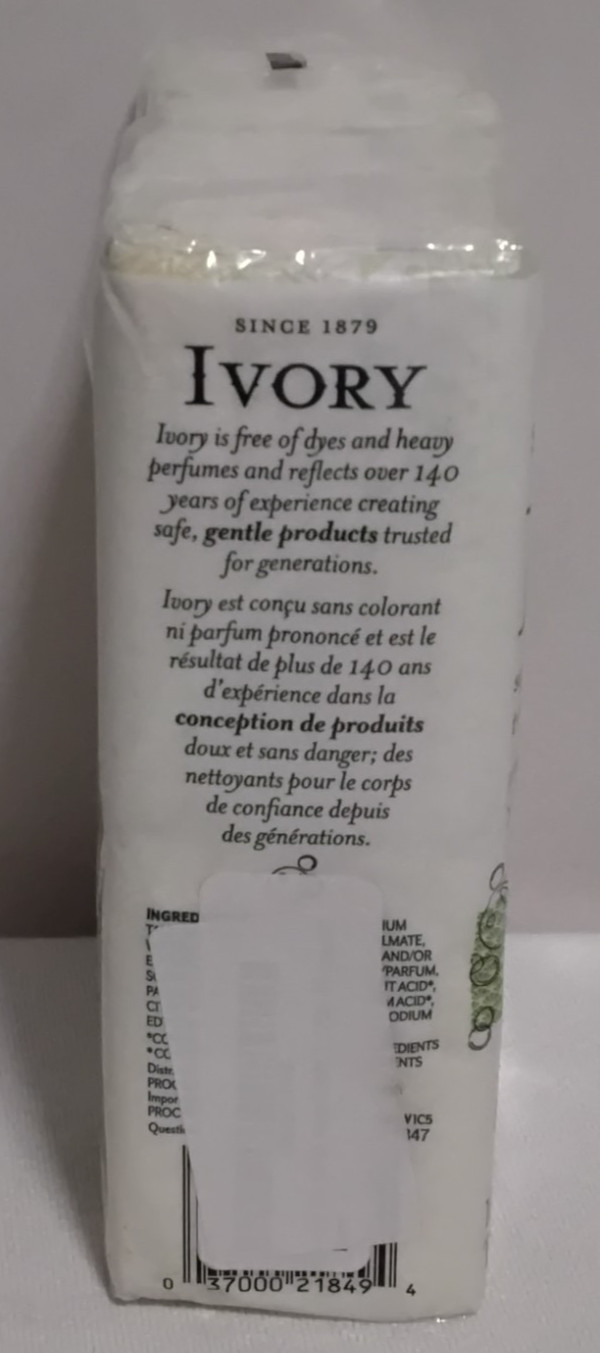 Ivory 10 Pack Clean Pure Clean Bar Soap, Aloe Scent, 3.17 Ounces