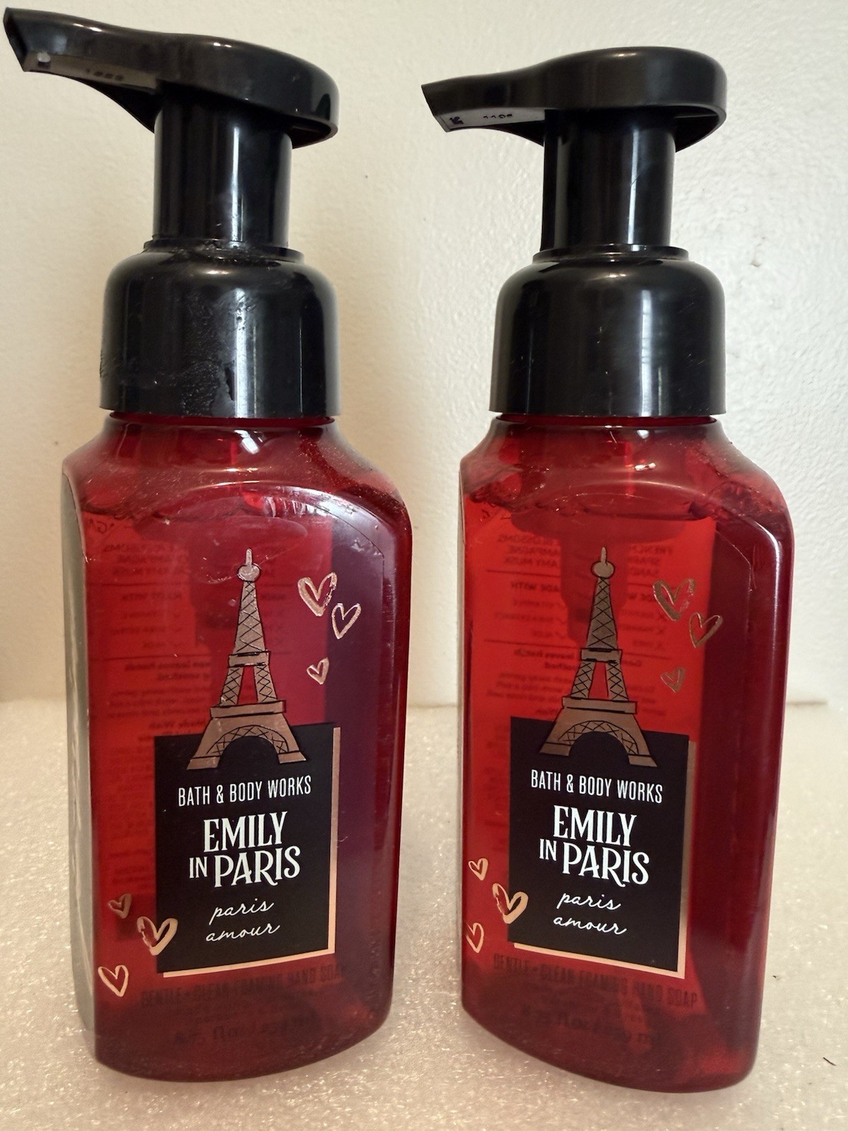 2 New EMILY IN PARIS PARIS AMOUR BATH & BODY WORKS GENTLE FOAMING HAND SOAP