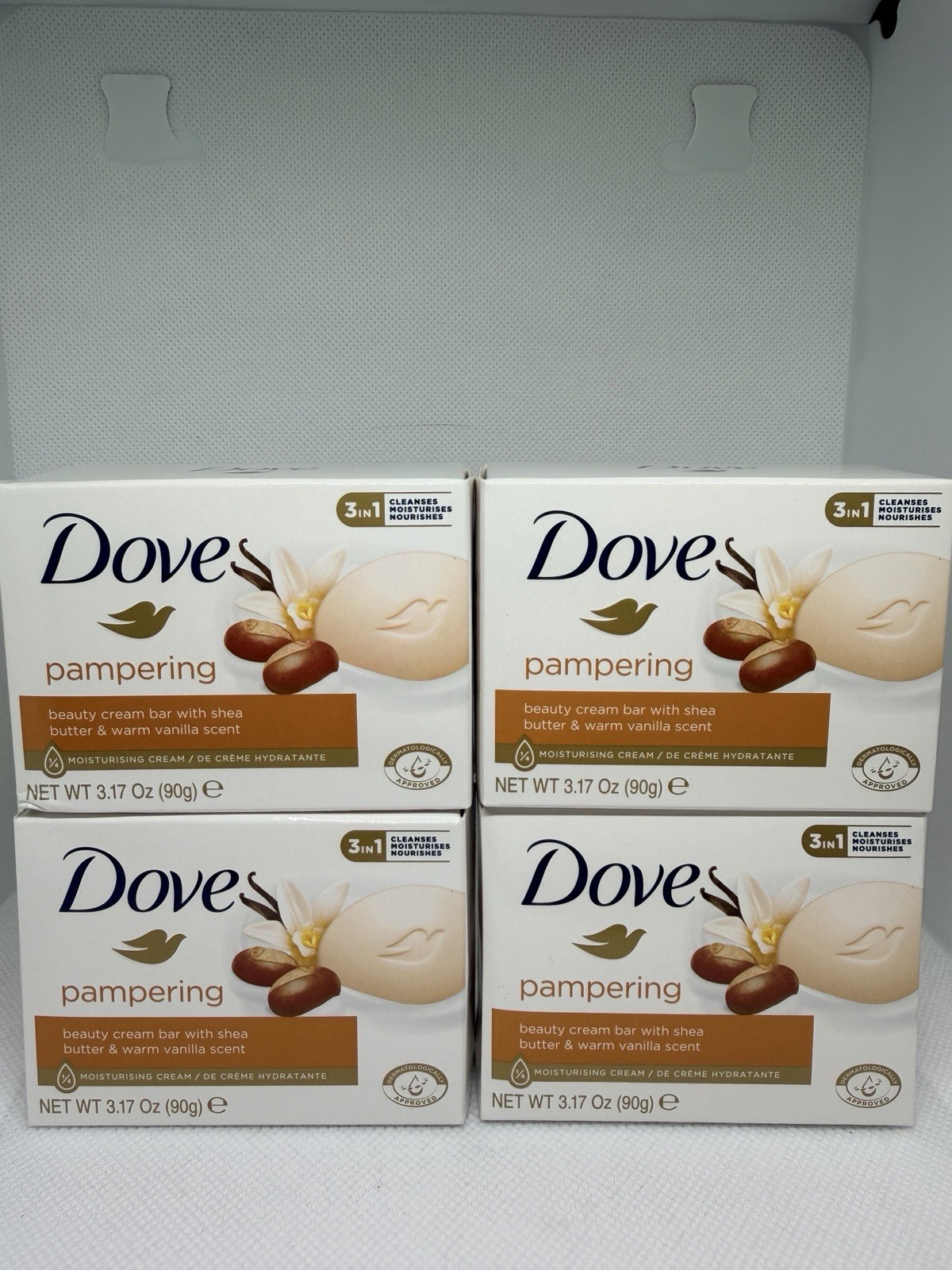 Dove Purely Pampering Shea Butter Beauty Bar Soap 135g Pack of 4